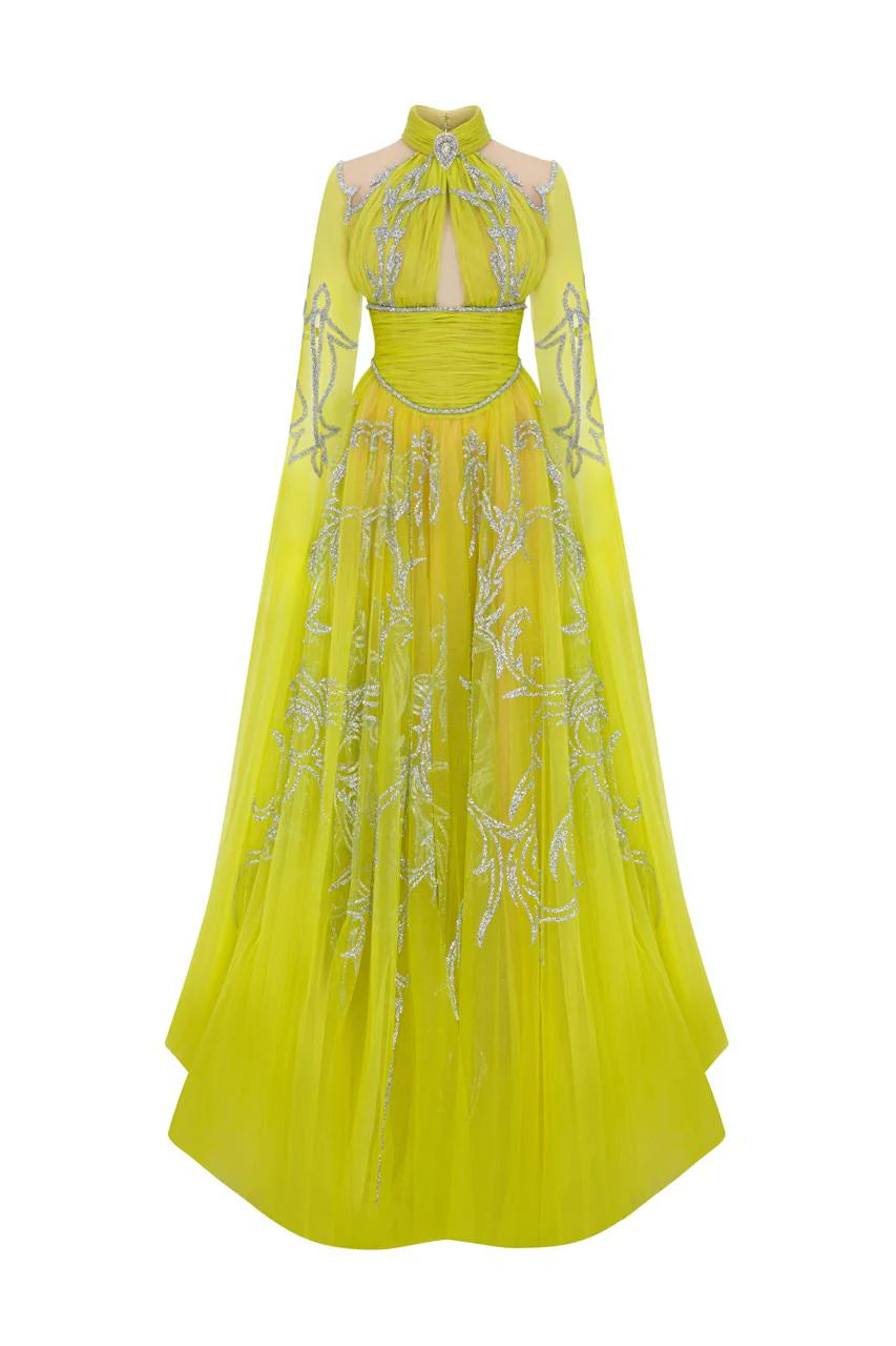 Fouad Sarkis F02844 Couture Evening Gown