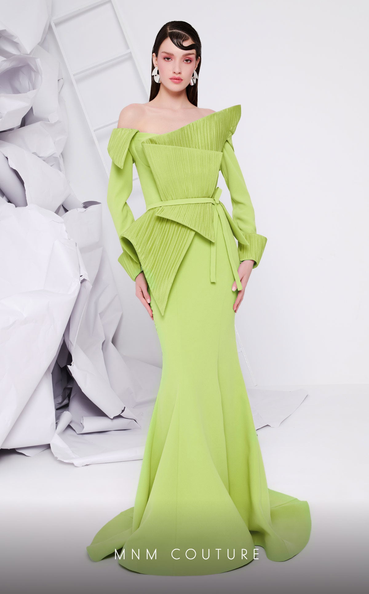 Fouad Sarkis F02846 Couture Evening Gown
