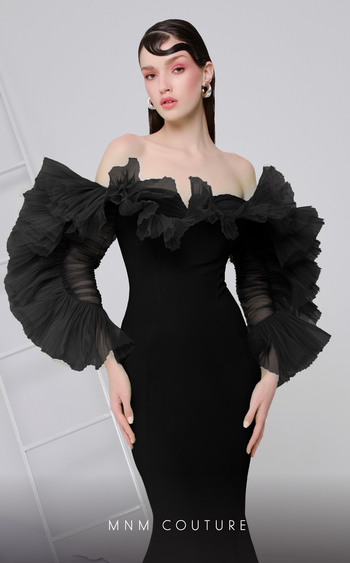 Fouad Sarkis F02850 Couture Evening Gown