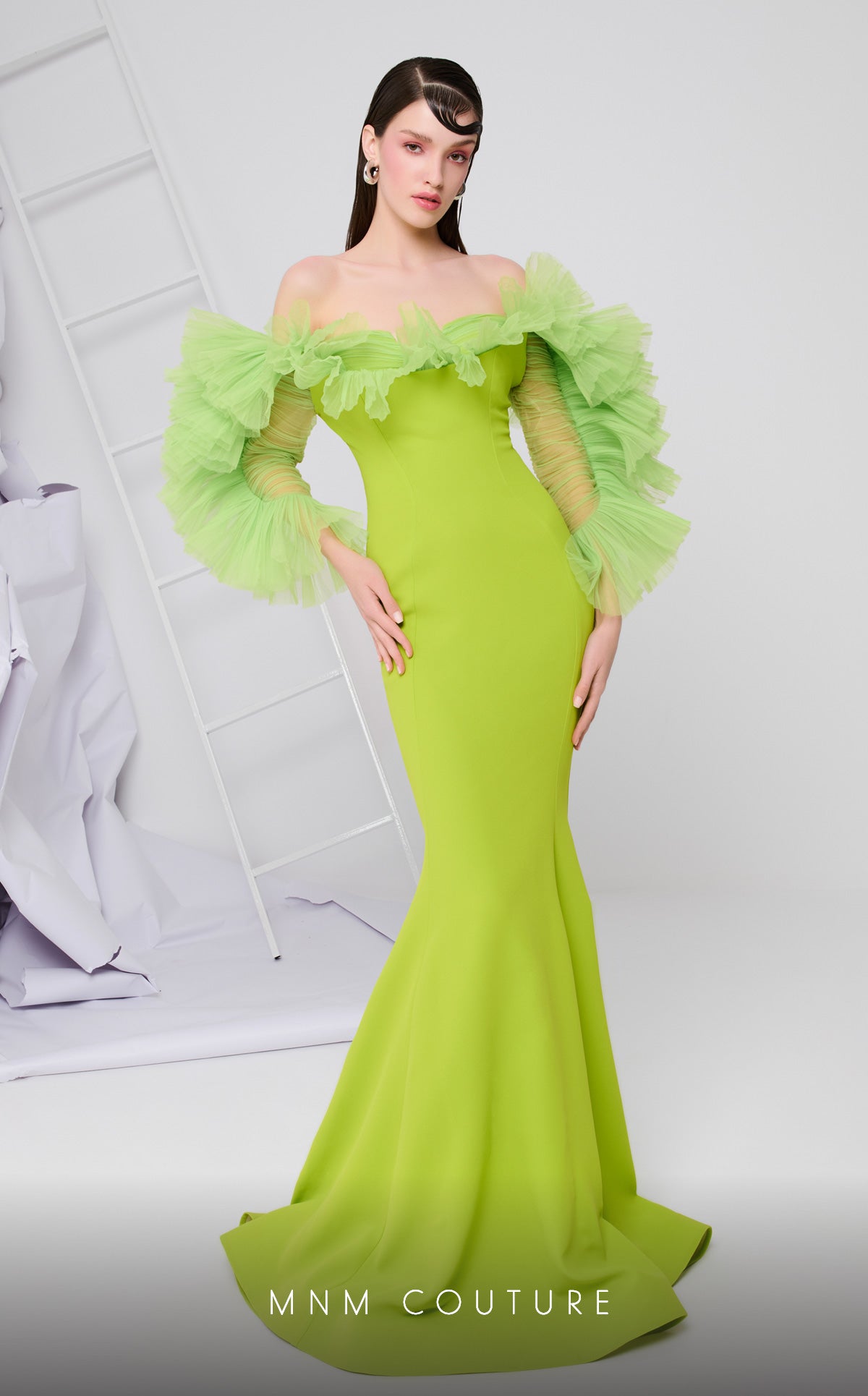 Fouad Sarkis F02850 Couture Evening Gown