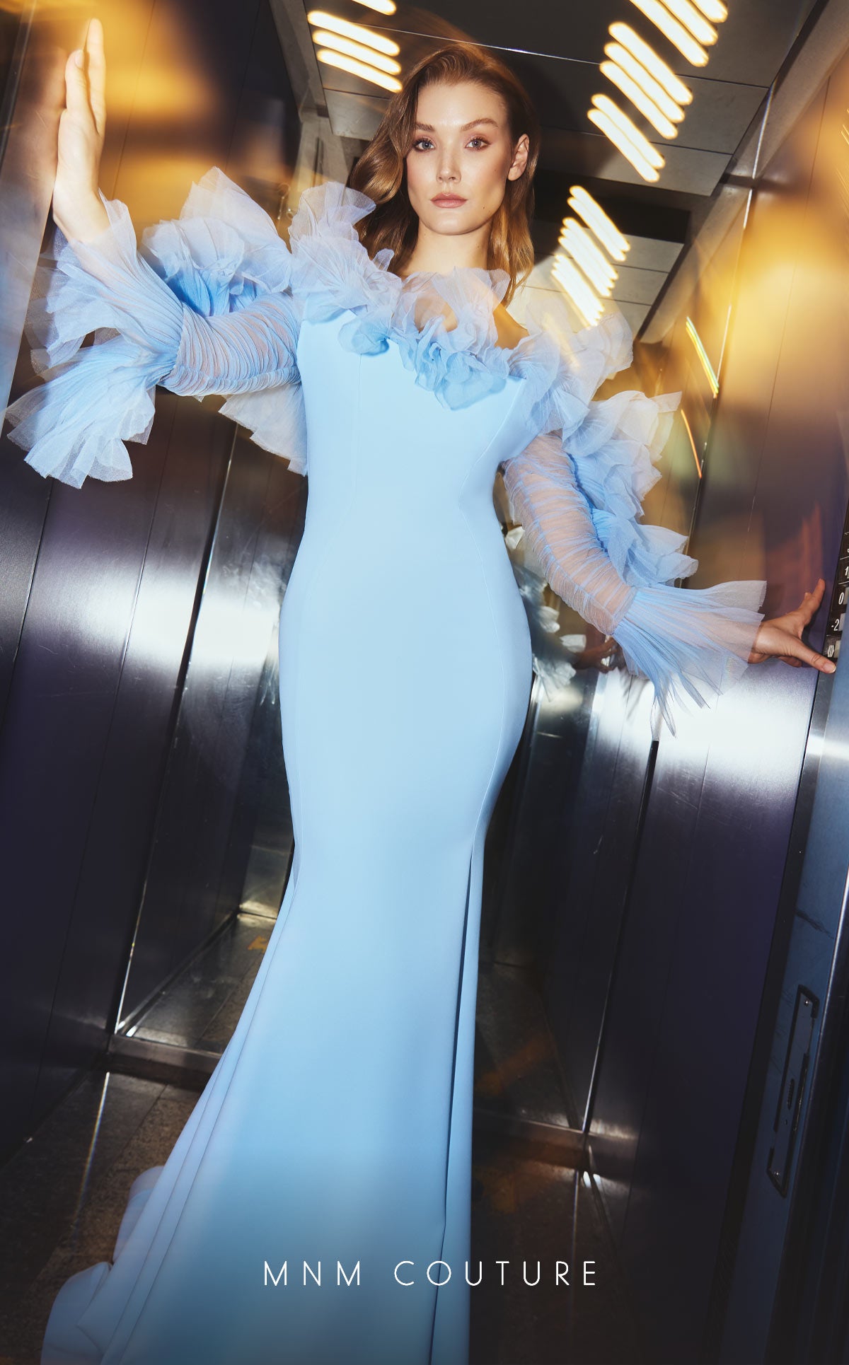 Fouad Sarkis F02850 Couture Evening Gown