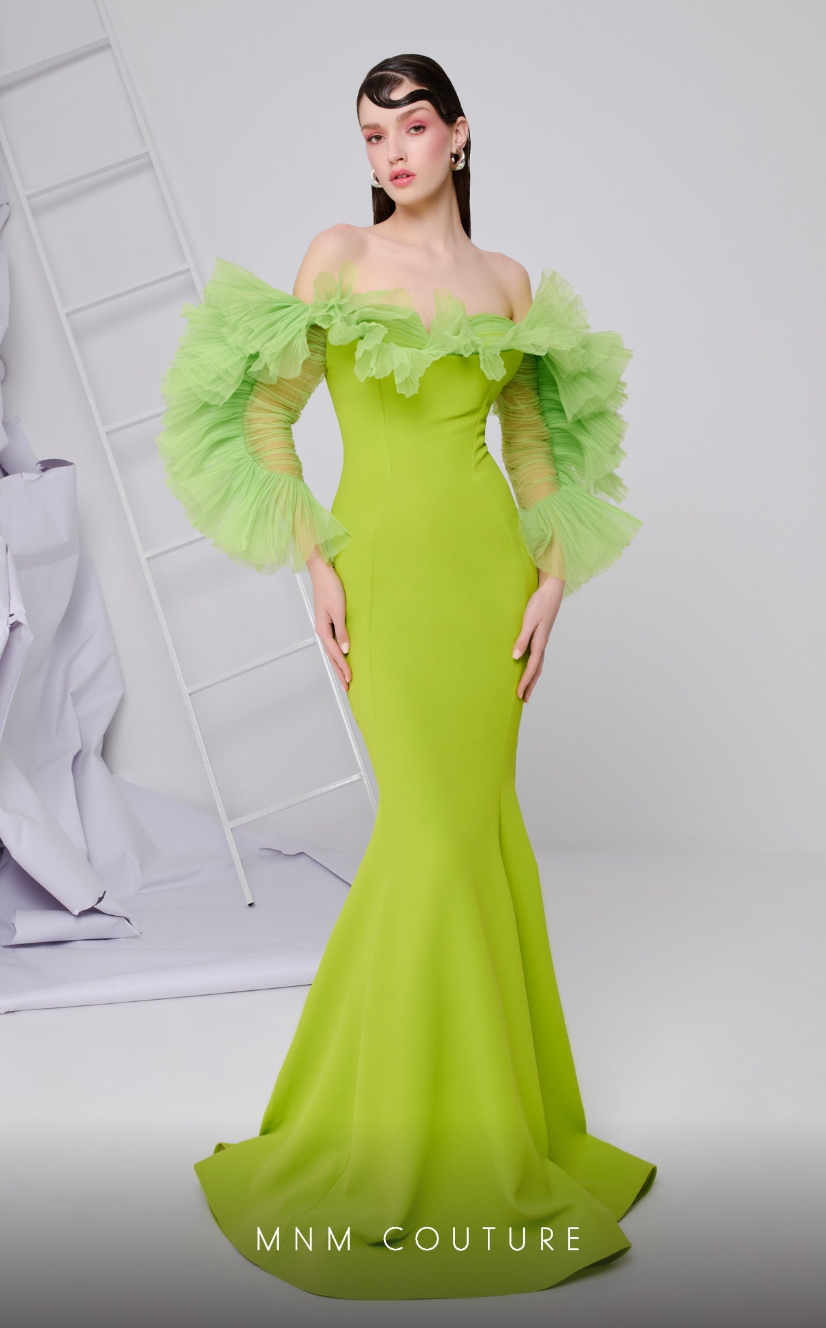 Fouad Sarkis F02850 Couture Evening Gown