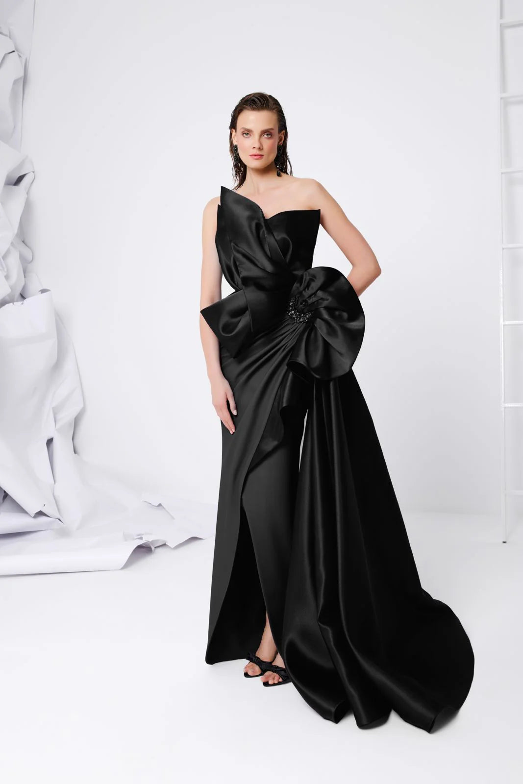 Fouad Sarkis F02854 Couture Evening Gown