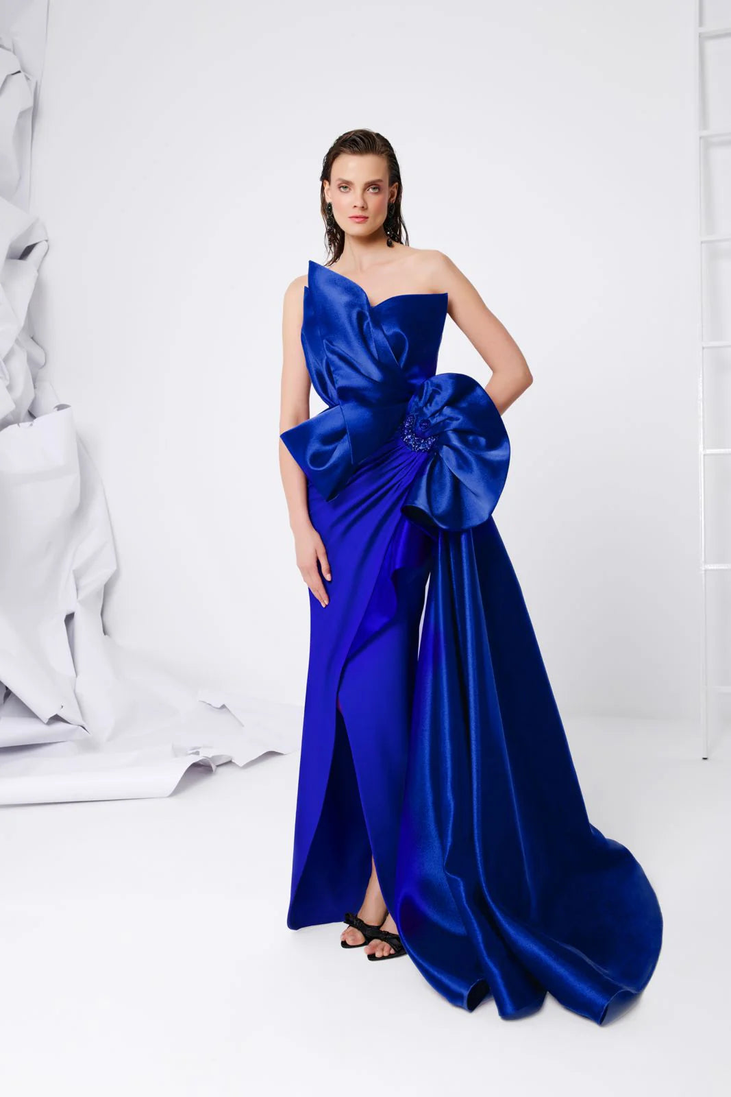 Fouad Sarkis F02854 Couture Evening Gown