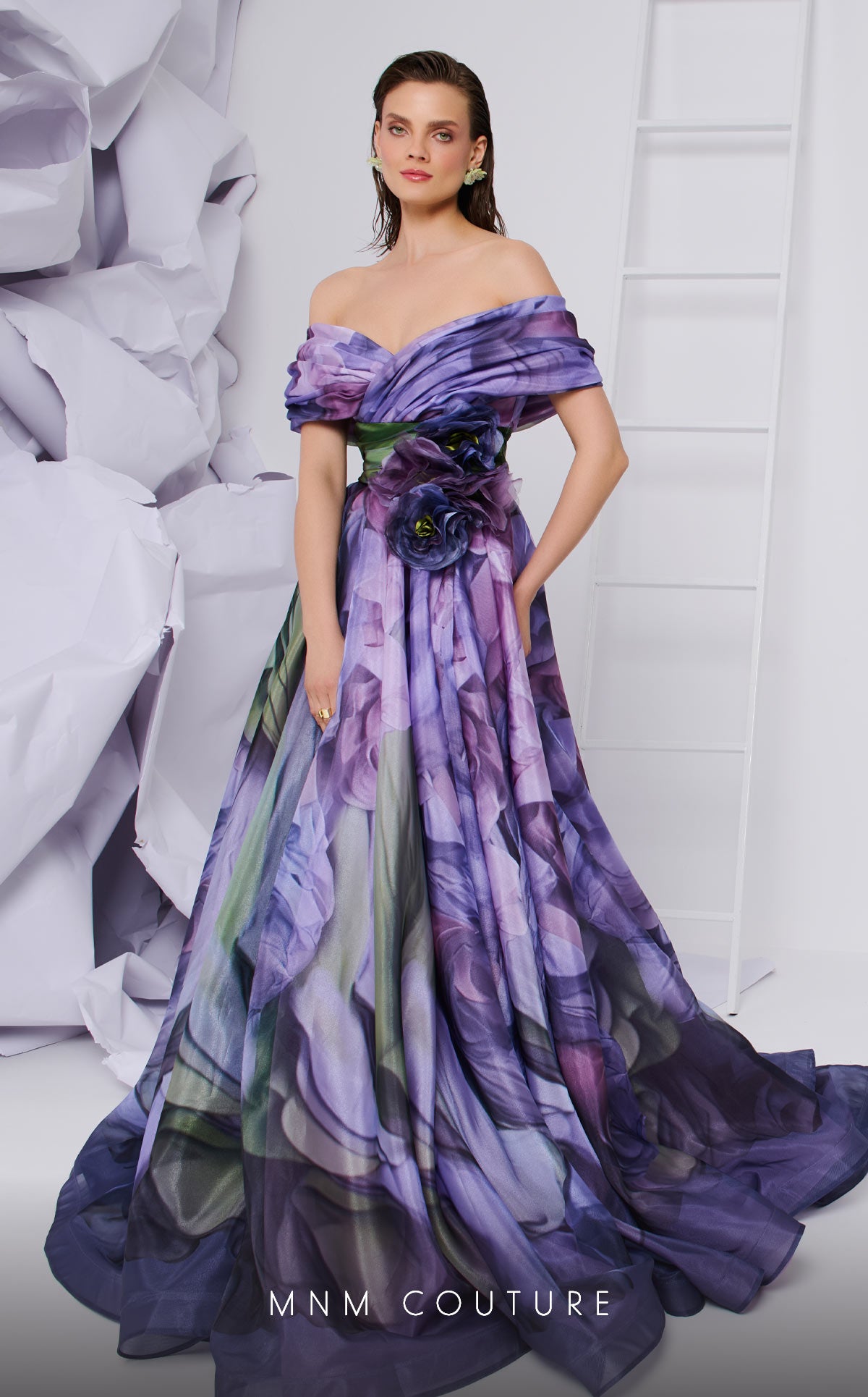 Fouad Sarkis F02855 Couture Evening Gown