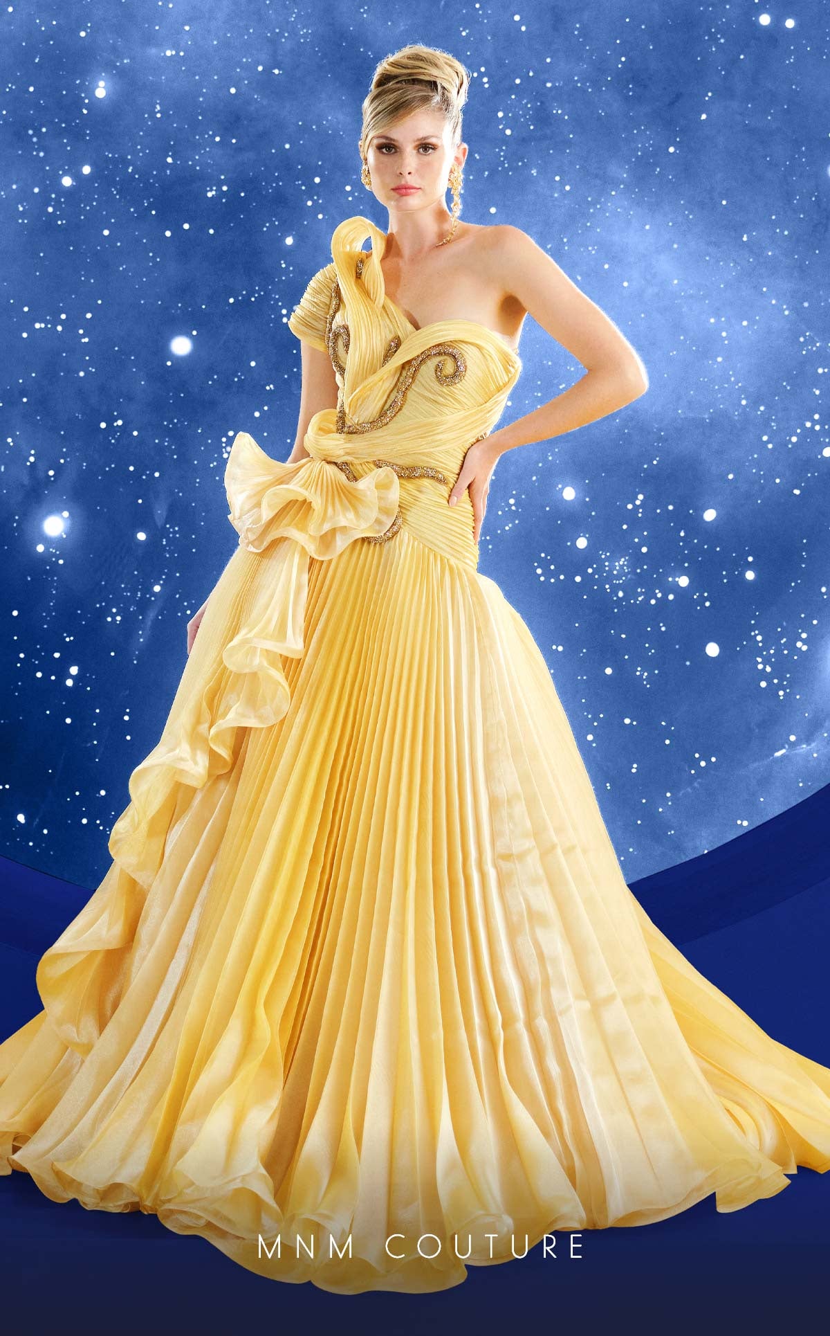 Fouad Sarkis F02856 Couture Evening Gown