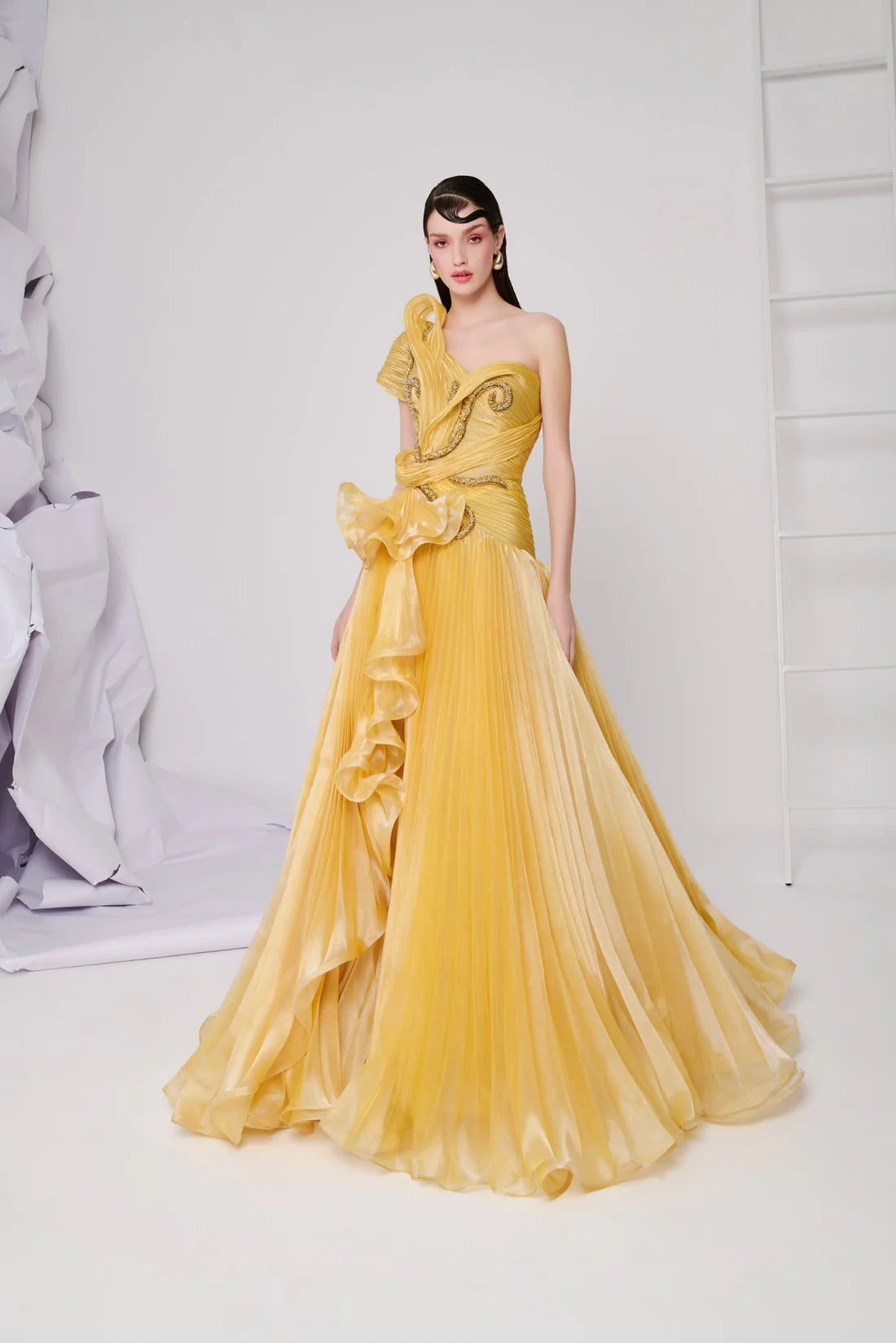 Fouad Sarkis F02856 Couture Evening Gown