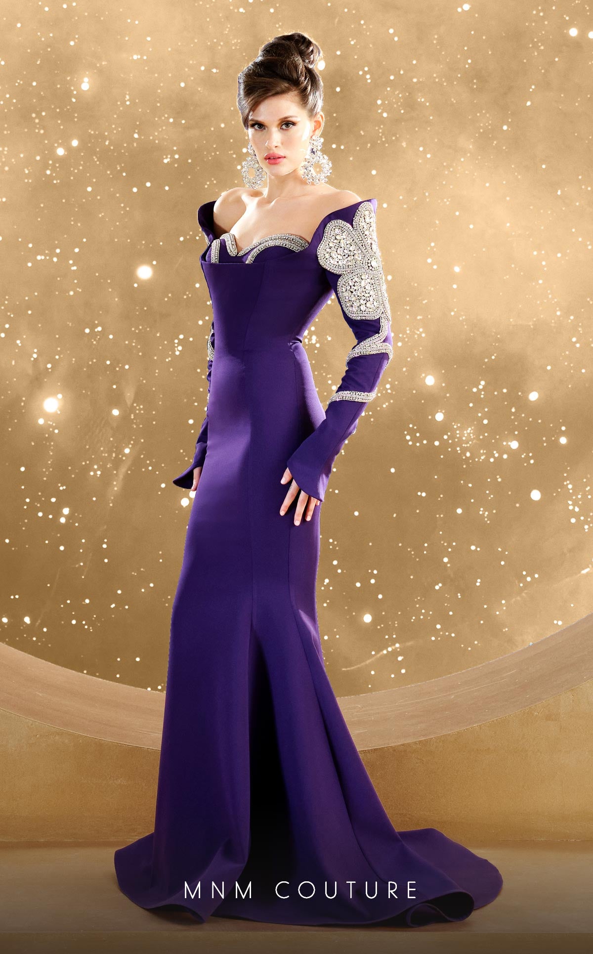 Fouad Sarkis F02858 Couture Evening Gown
