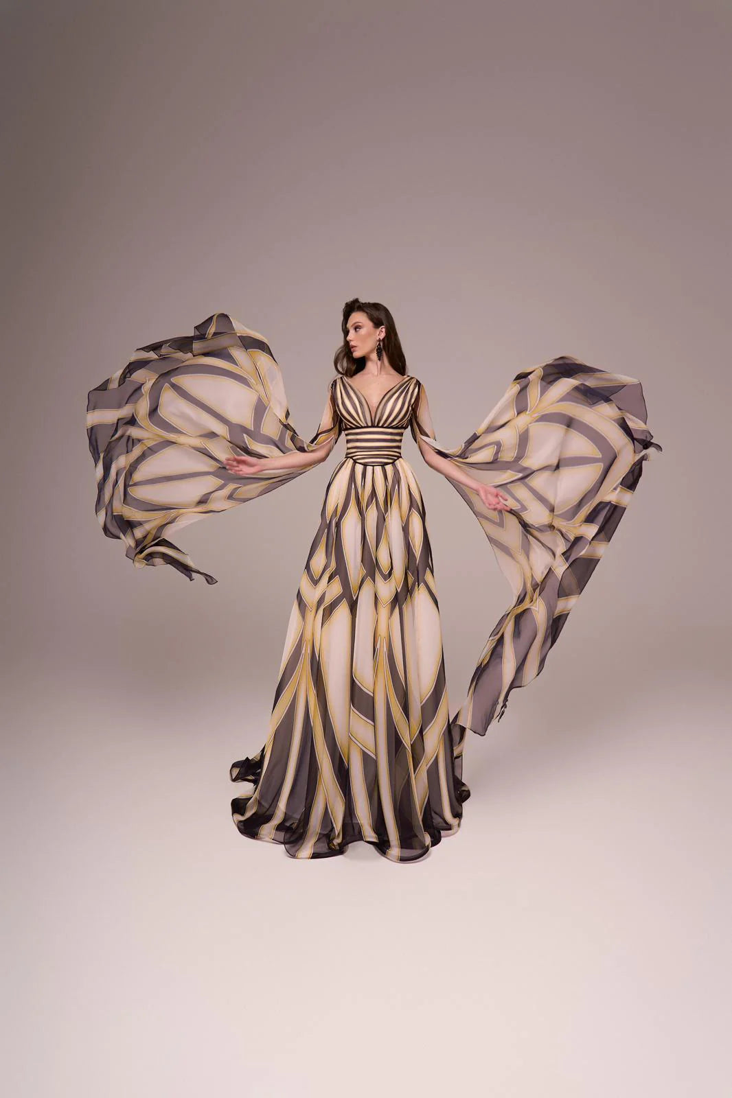 Fouad Sarkis F02862 Couture Evening Gown