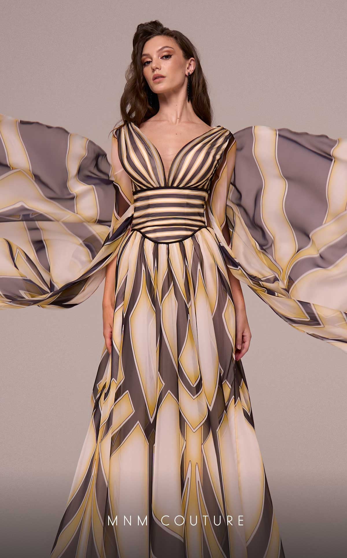 Fouad Sarkis F02862 Couture Evening Gown