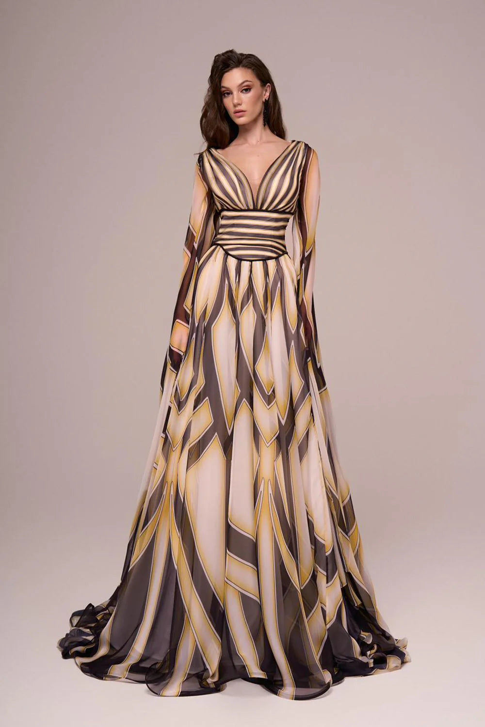 Fouad Sarkis F02862 Couture Evening Gown
