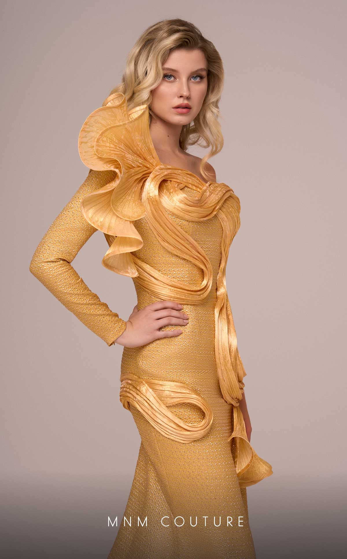 Fouad Sarkis F02863 Couture Evening Gown