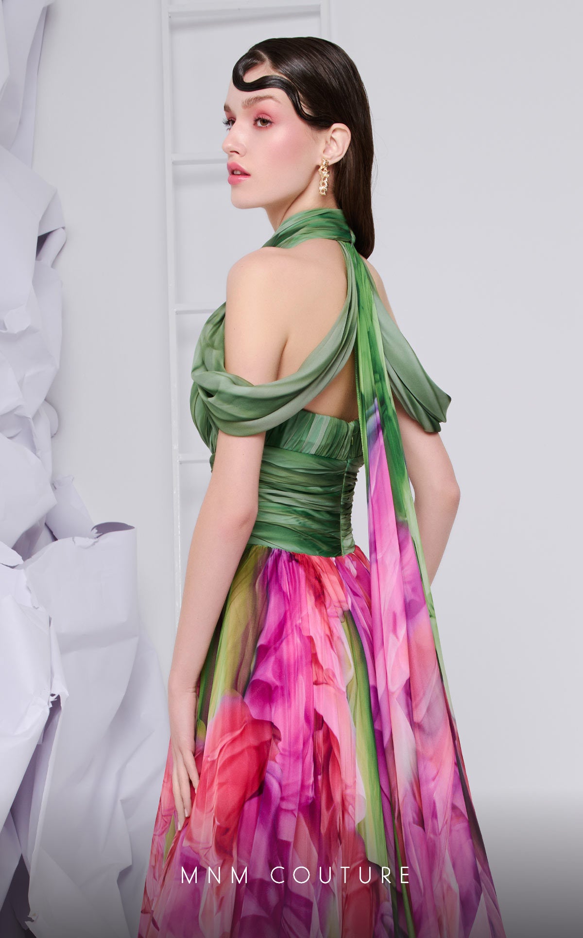 Fouad Sarkis F02864 Couture Evening Gown