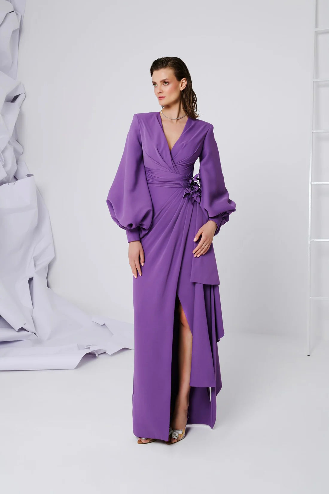 Fouad Sarkis F02866 Couture Evening Gown