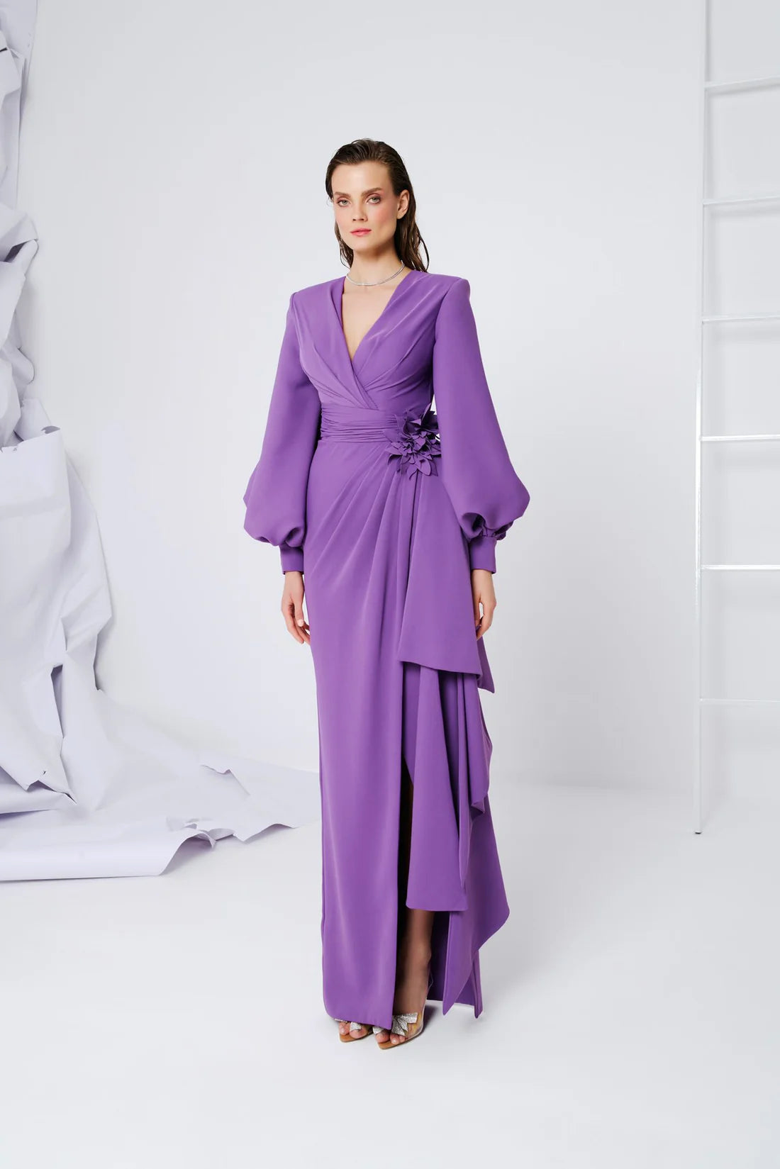 Fouad Sarkis F02866 Couture Evening Gown