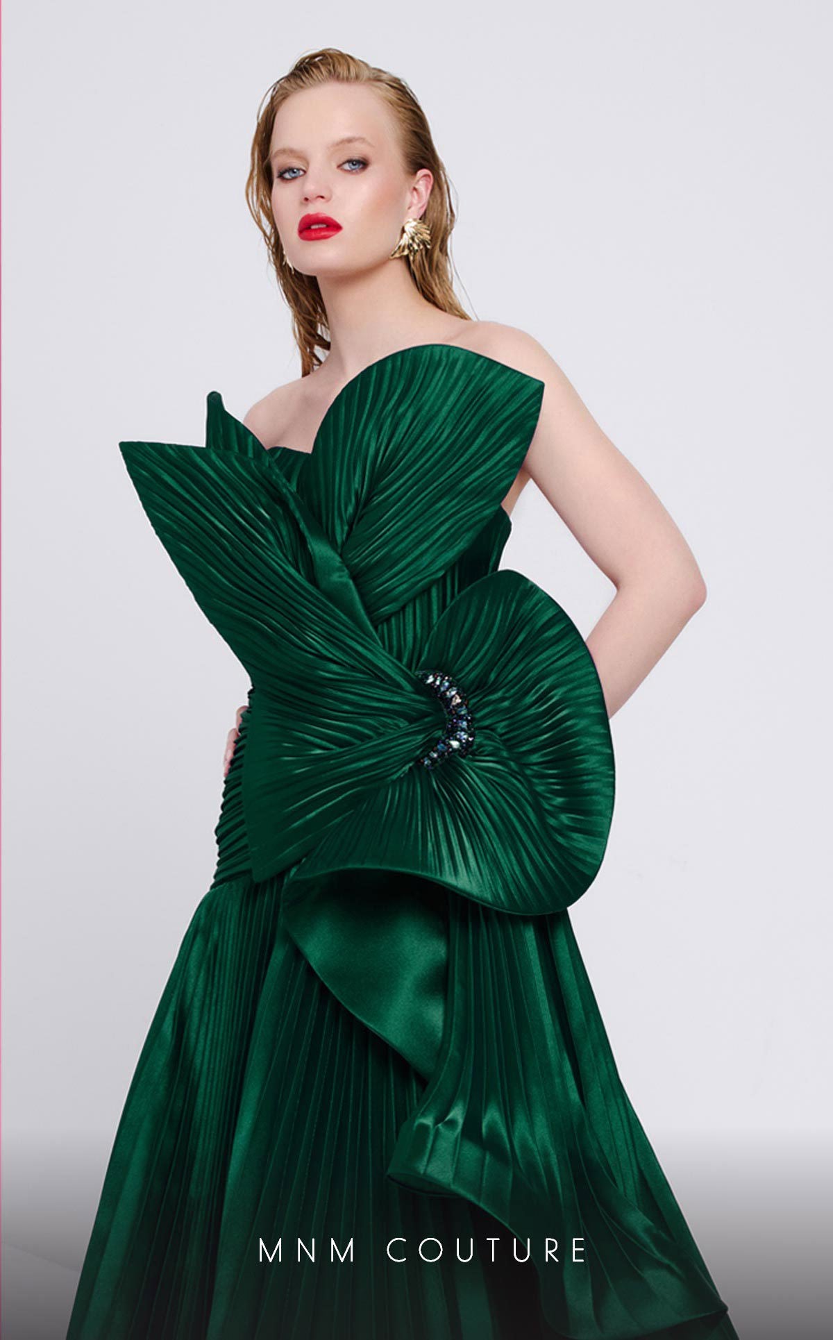 Fouad Sarkis F02867 Couture Evening Gown