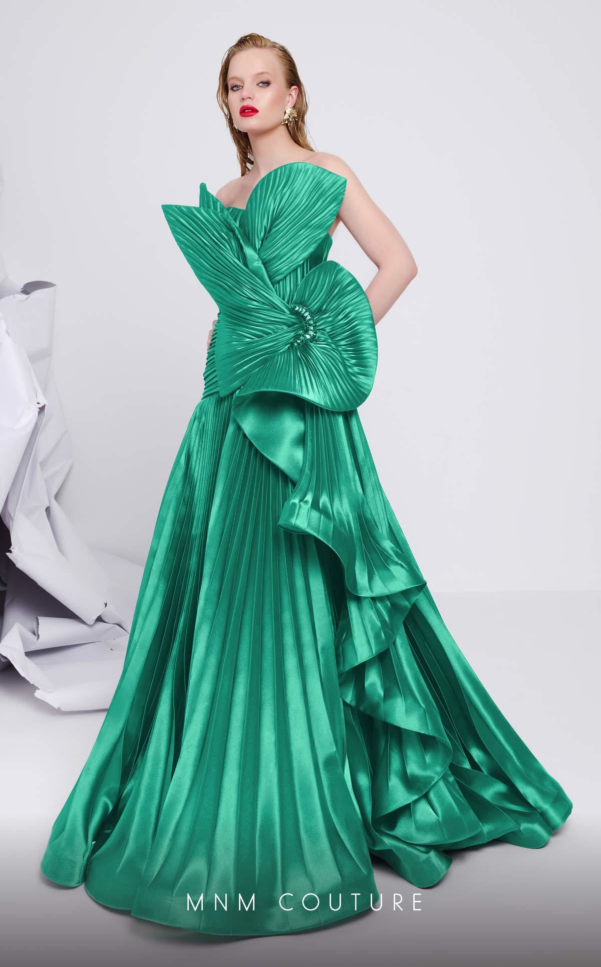 Fouad Sarkis F02867 Couture Evening Gown