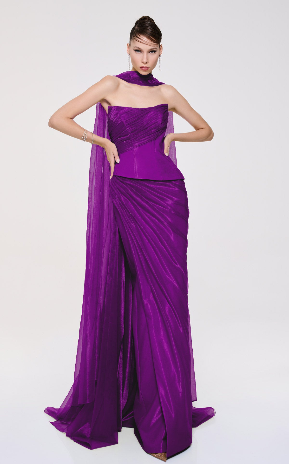 Fouad Sarkis F02894 Couture Evening Gown