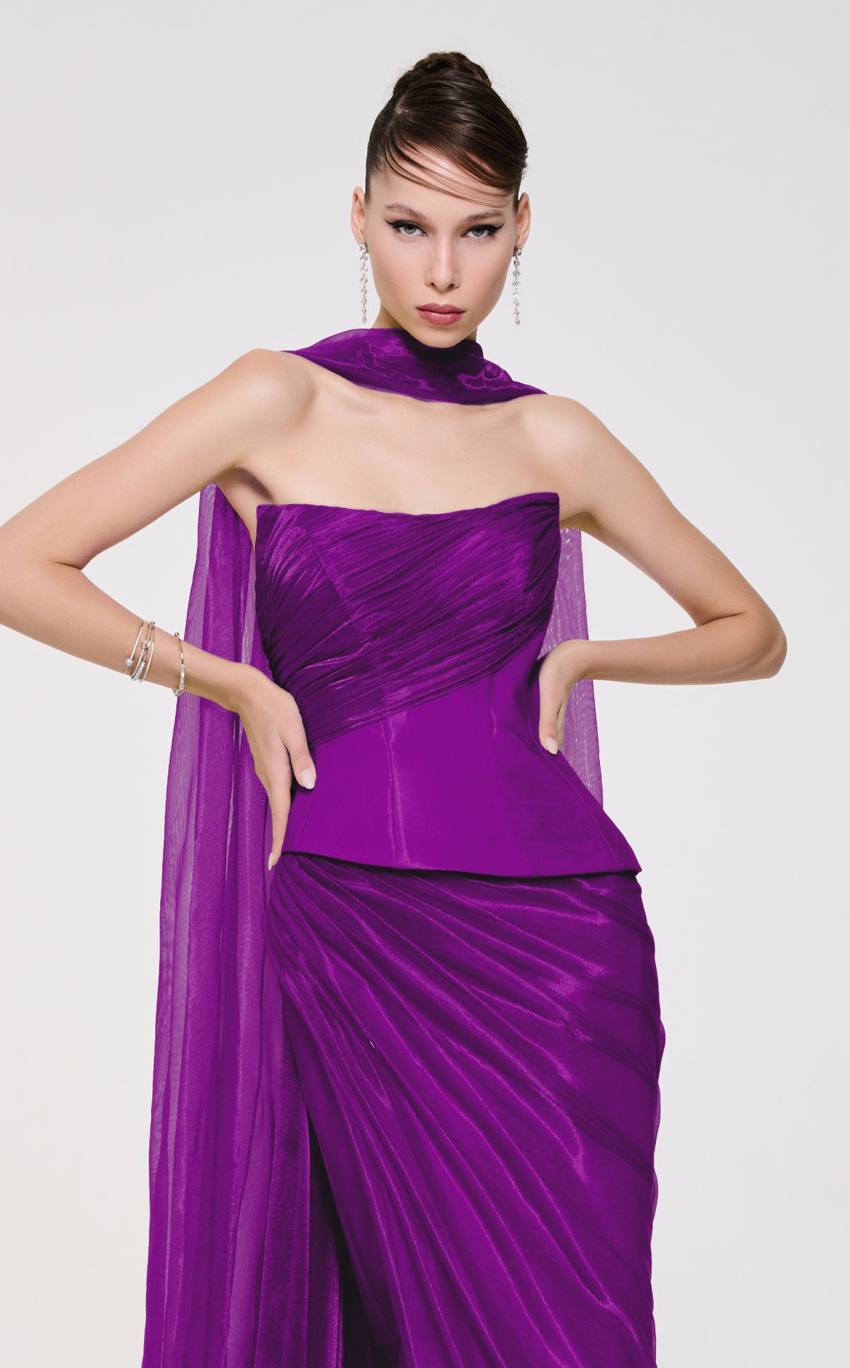 Fouad Sarkis F02894 Couture Evening Gown