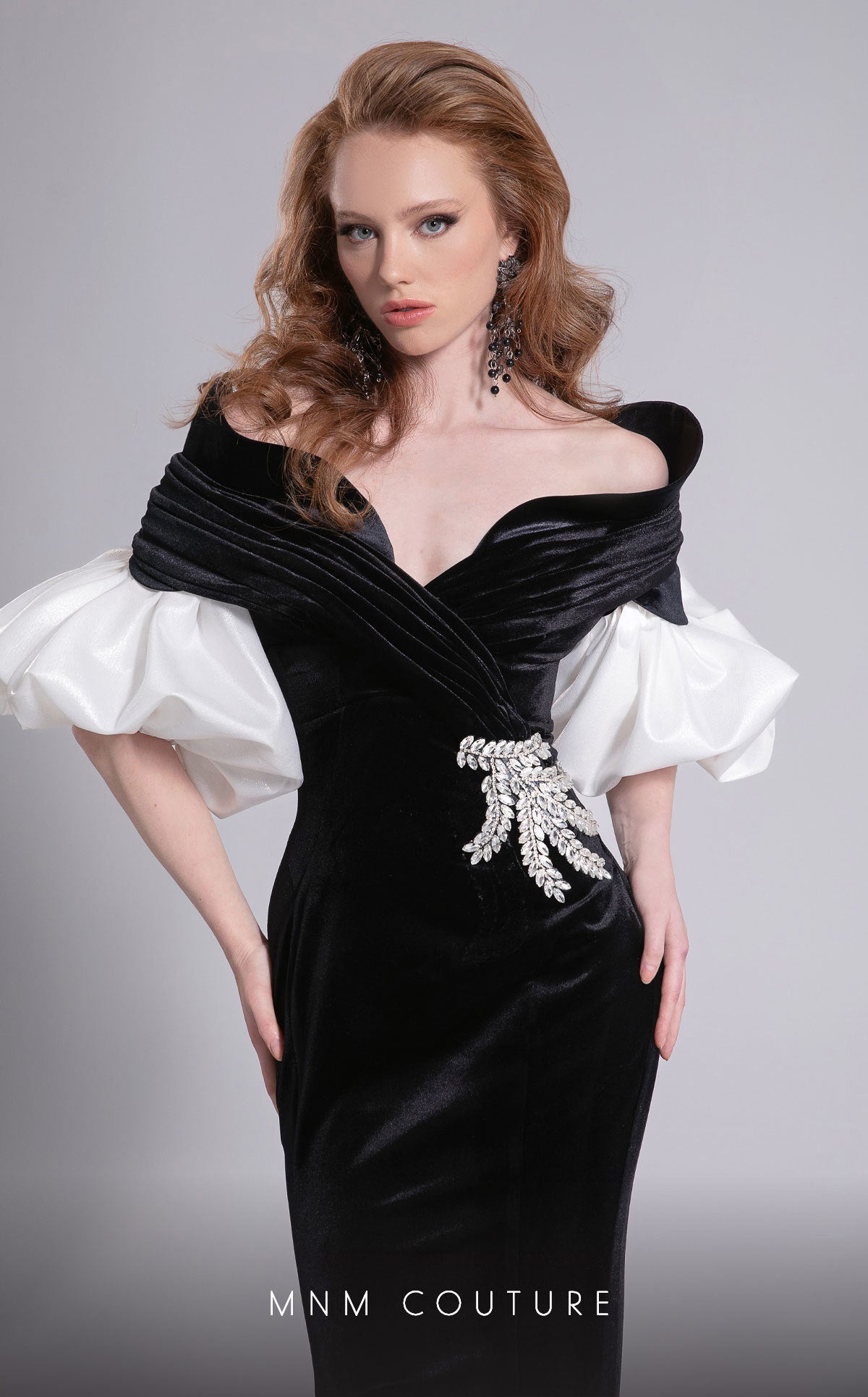 Fouad Sarkis F02898 Couture Evening Gown