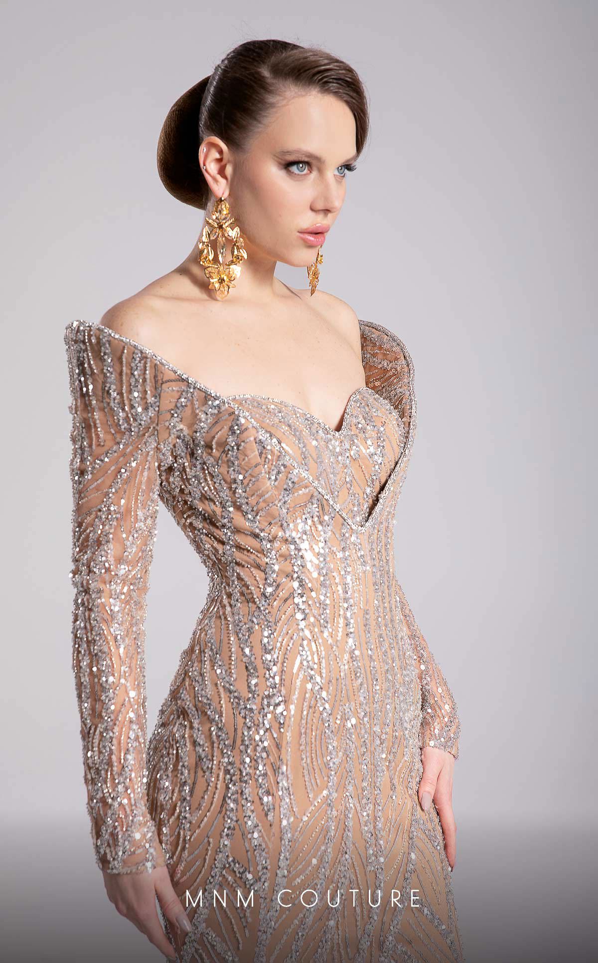 Fouad Sarkis F02900 Couture Evening Gown