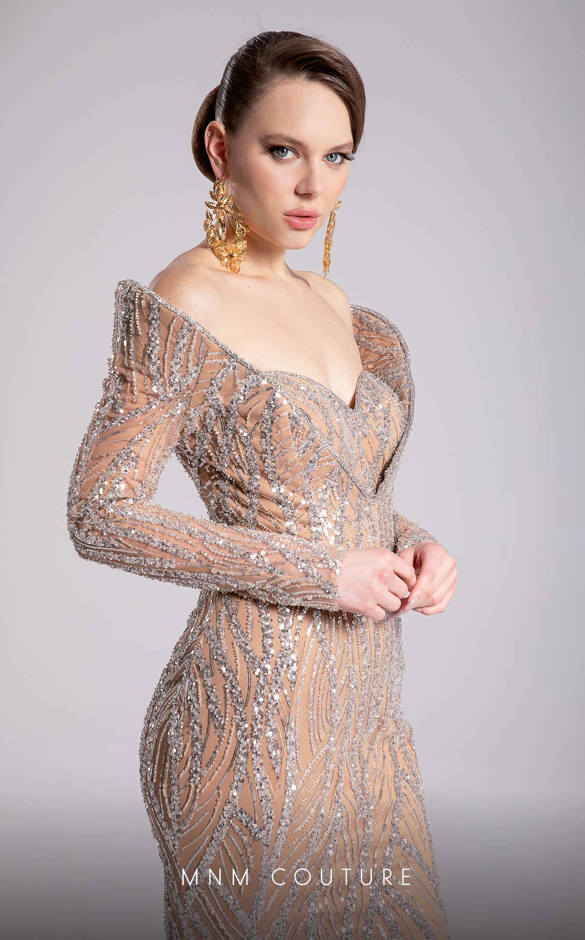 Fouad Sarkis F02900 Couture Evening Gown