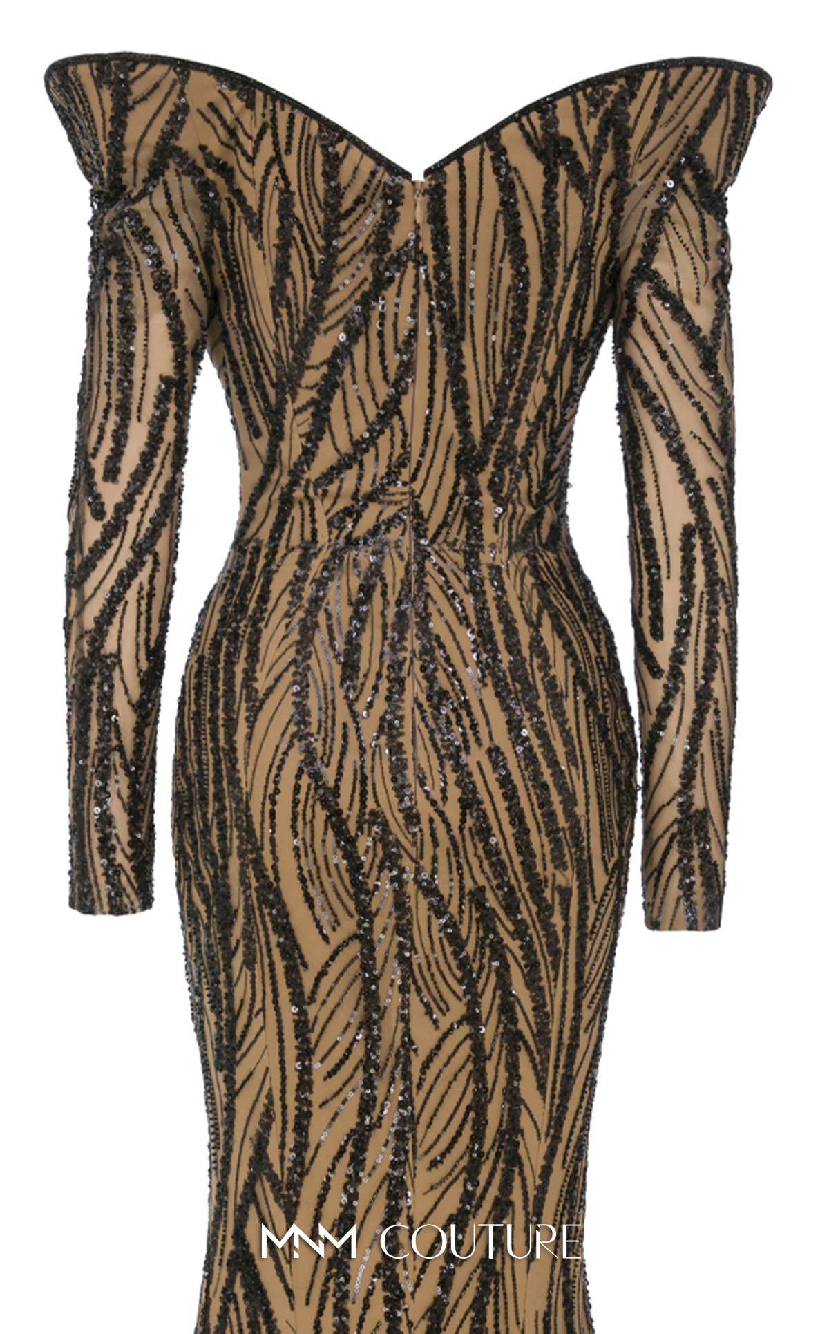 Fouad Sarkis F02900 Couture Evening Gown