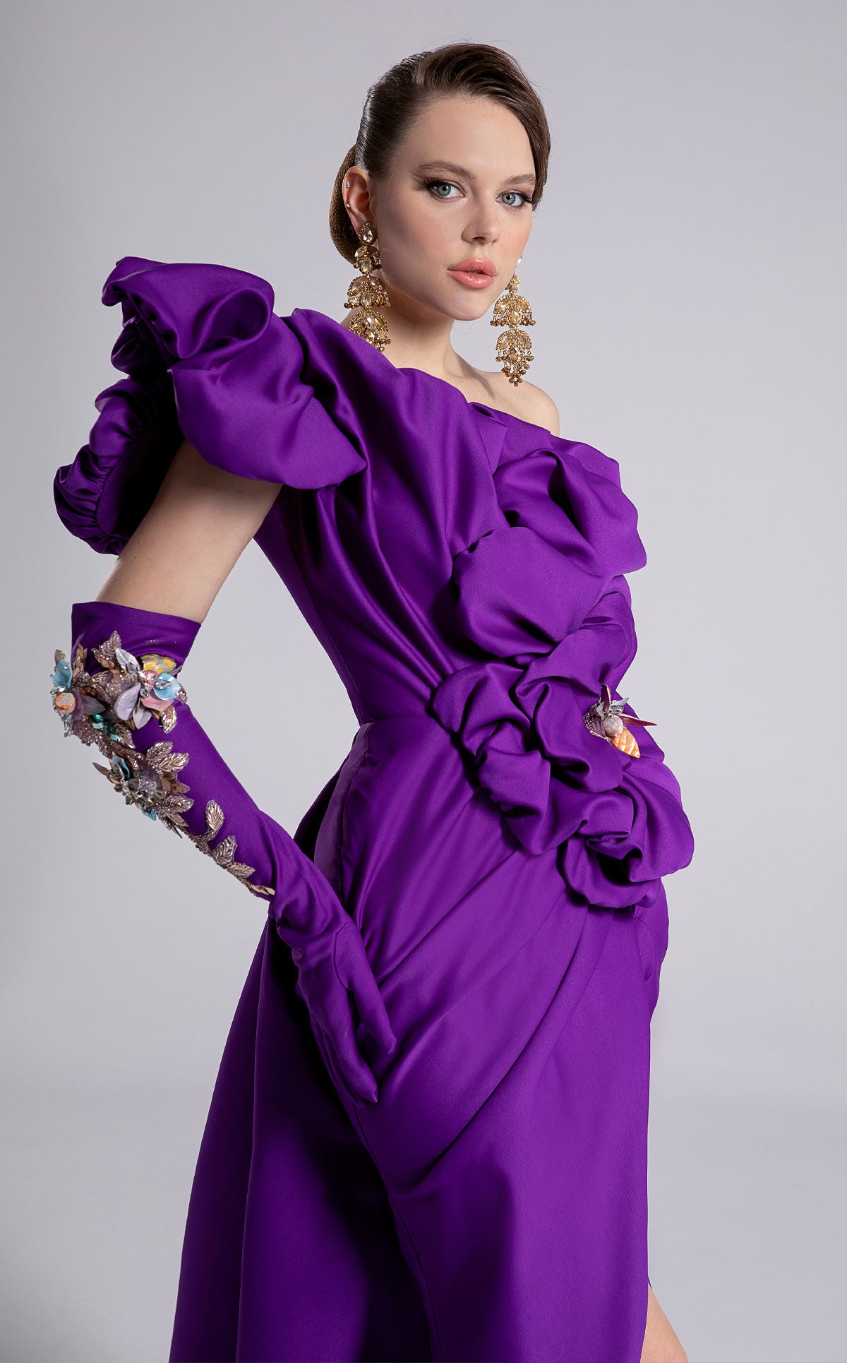 Fouad Sarkis F02904 Couture Evening Gown