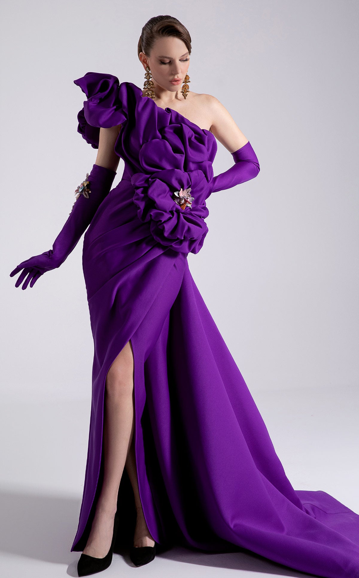 Fouad Sarkis F02904 Couture Evening Gown