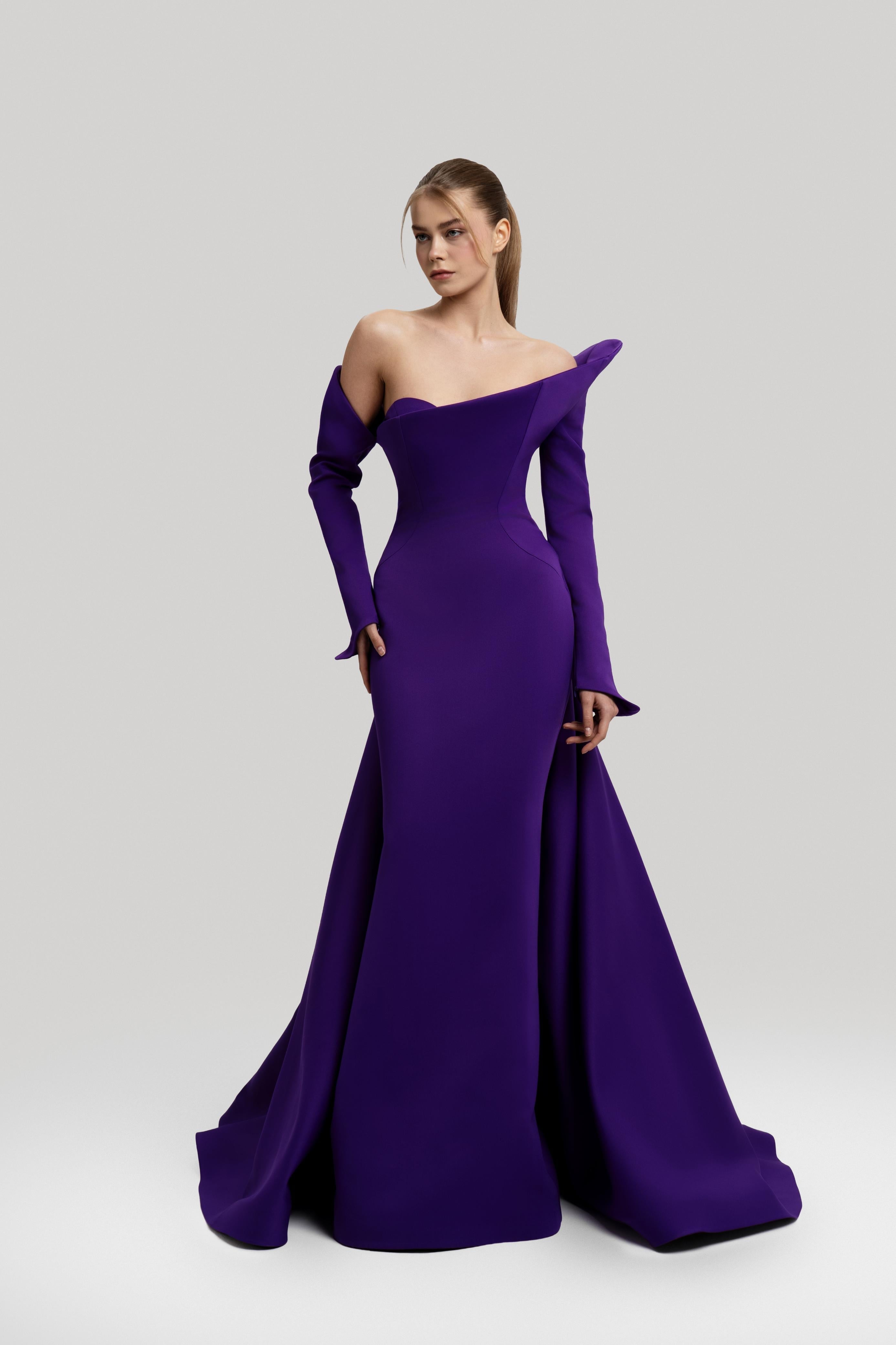 Fouad Sarkis F02910 Couture Evening Gown
