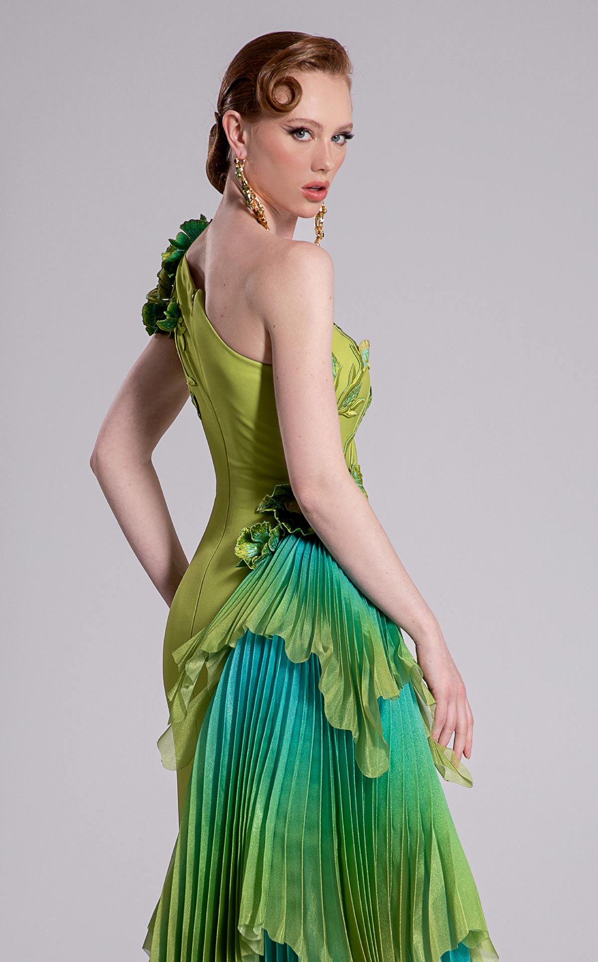 Fouad Sarkis F02911 Couture Evening Gown