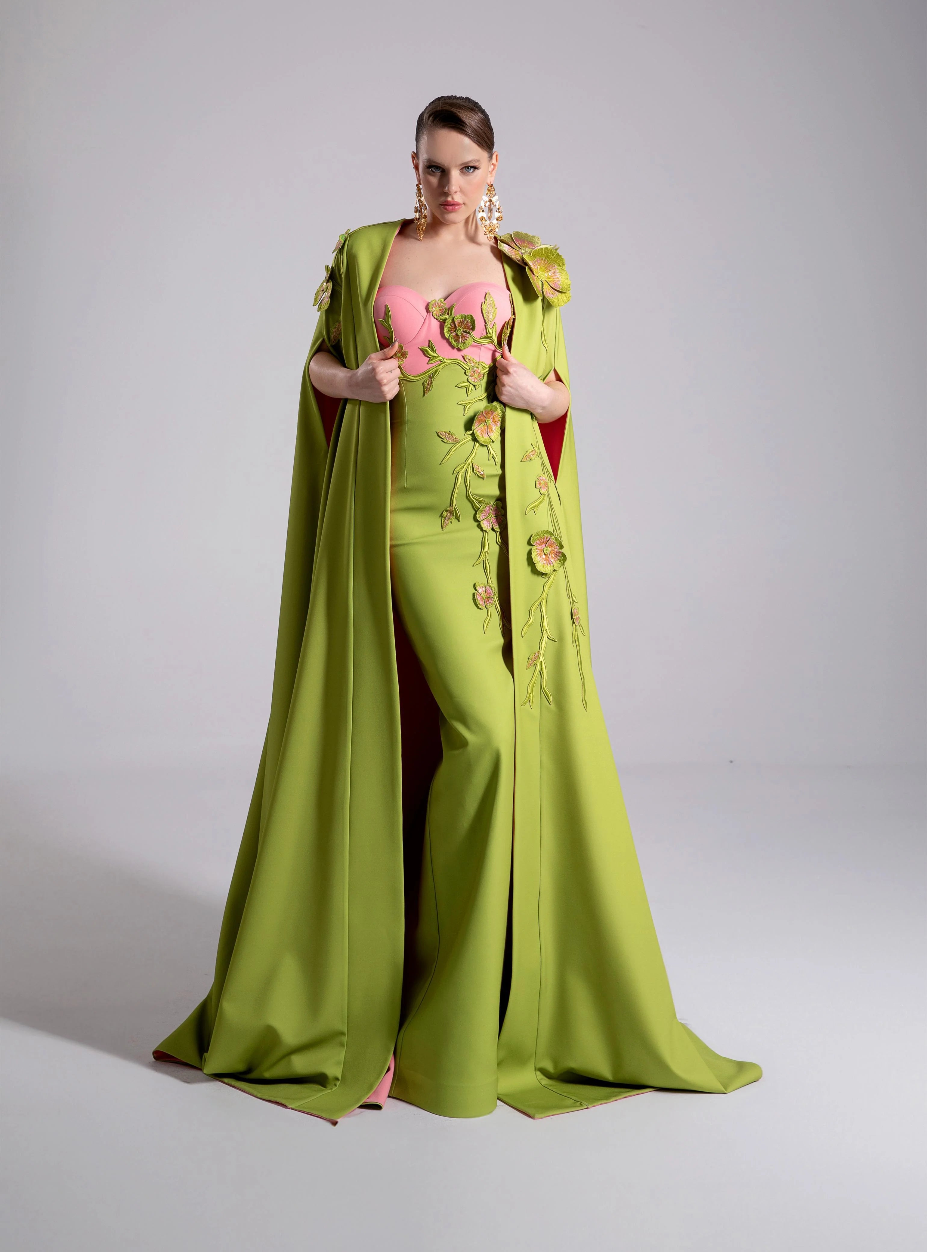 Fouad Sarkis F02917 Couture Evening Gown
