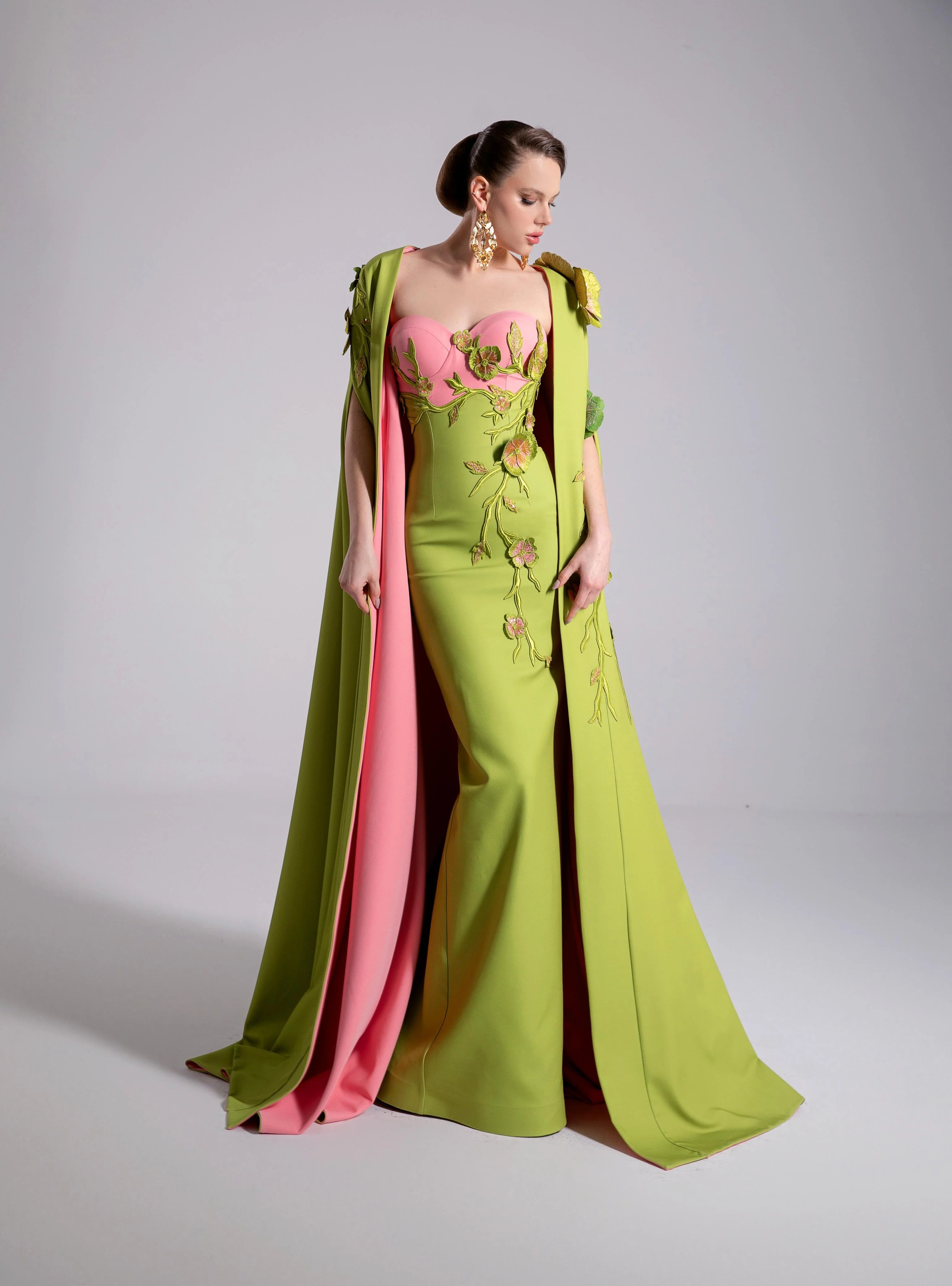 Fouad Sarkis F02917 Couture Evening Gown