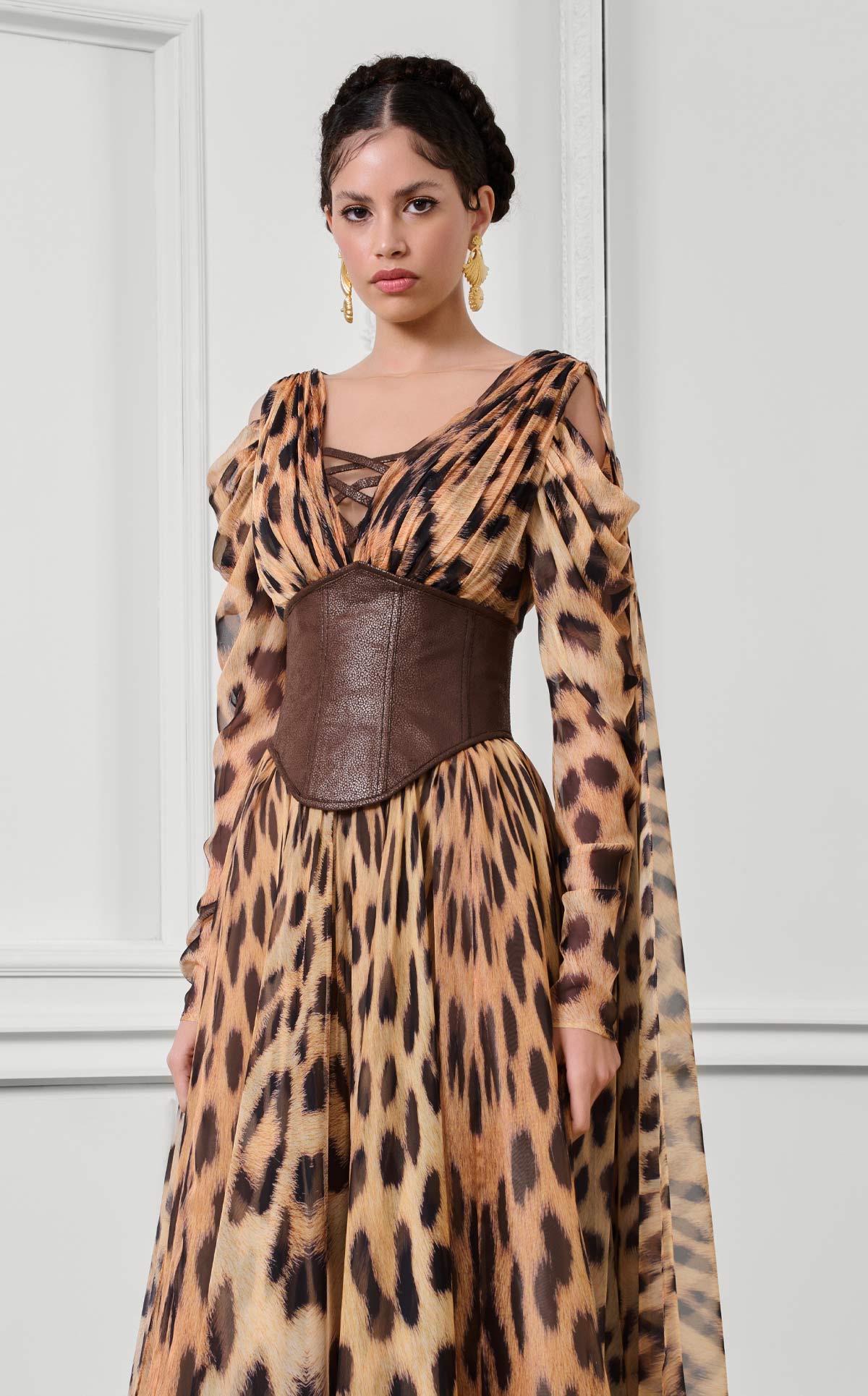 Fouad Sarkis F02921 Couture Evening Gown