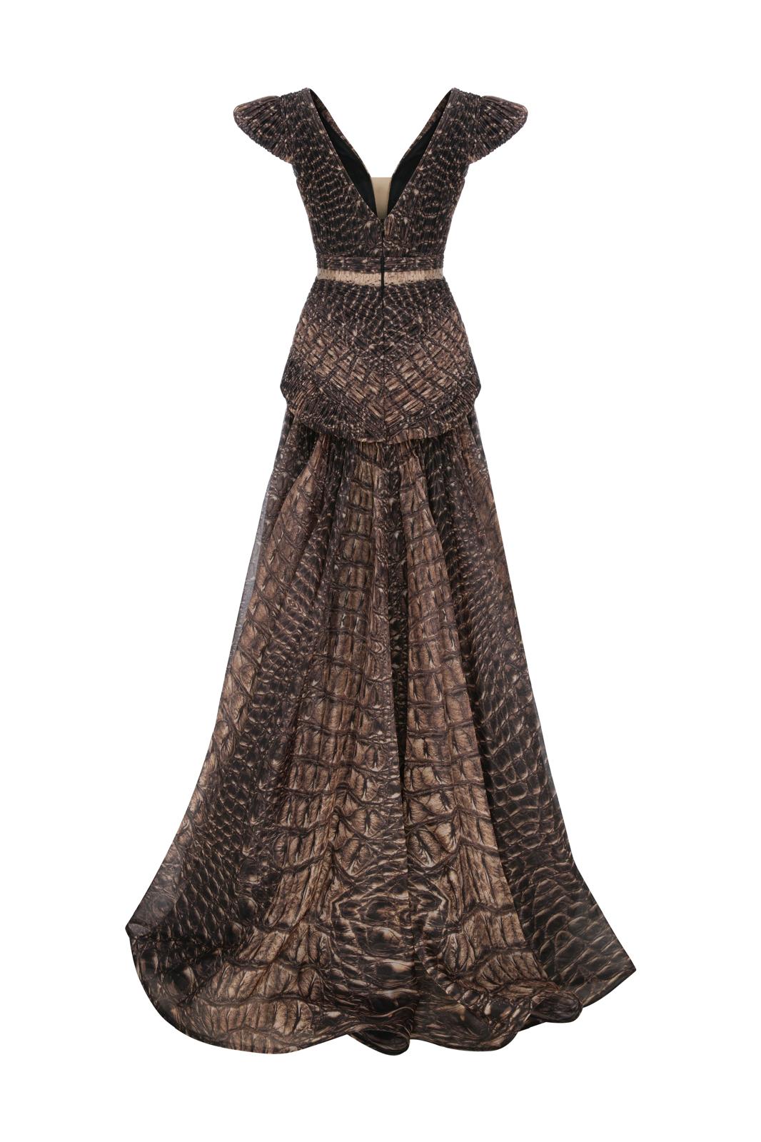 Fouad Sarkis F02922 Couture Evening Gown