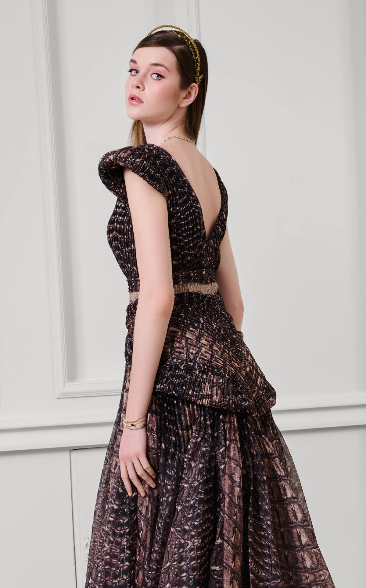 Fouad Sarkis F02922 Couture Evening Gown