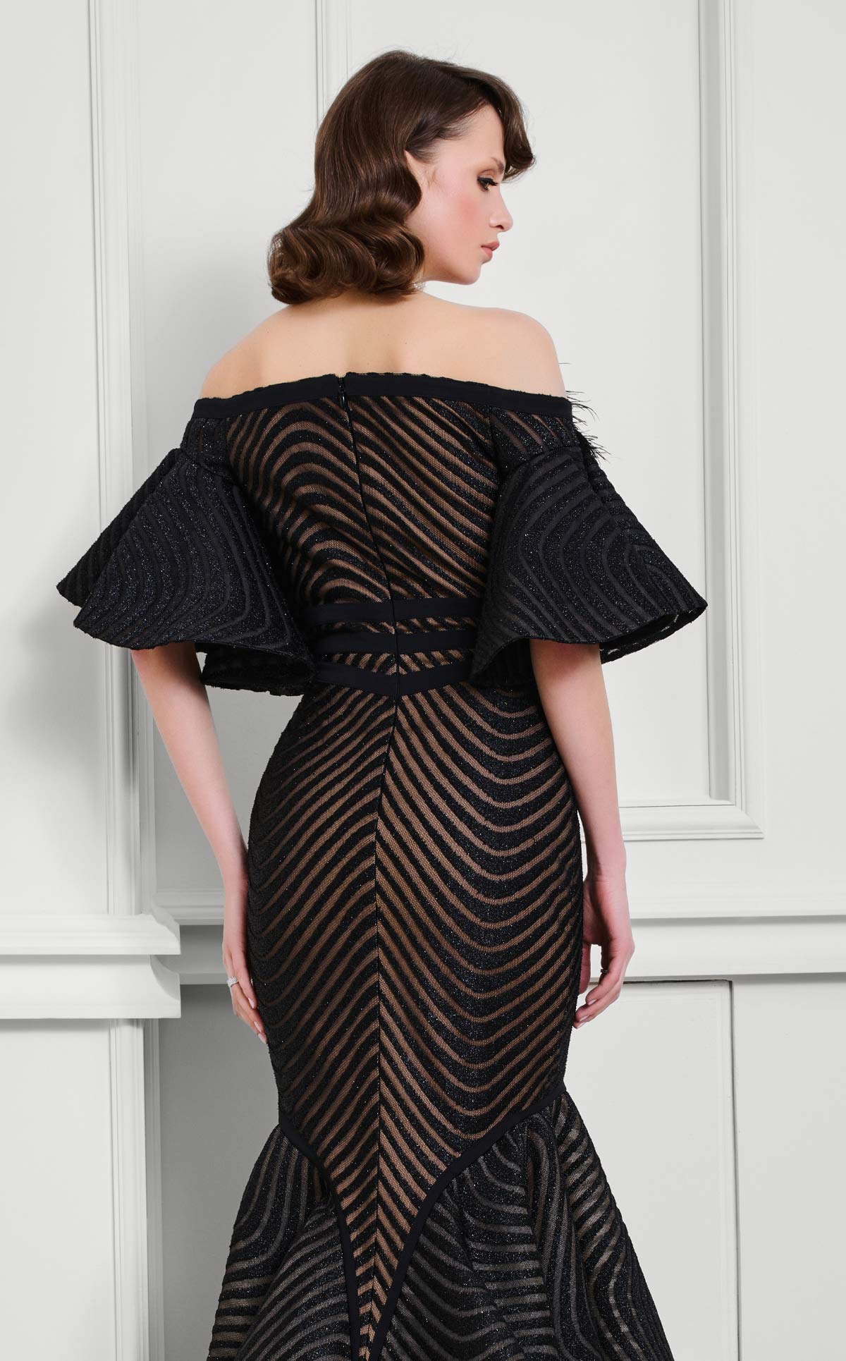Fouad Sarkis F02925 Couture Evening Gown