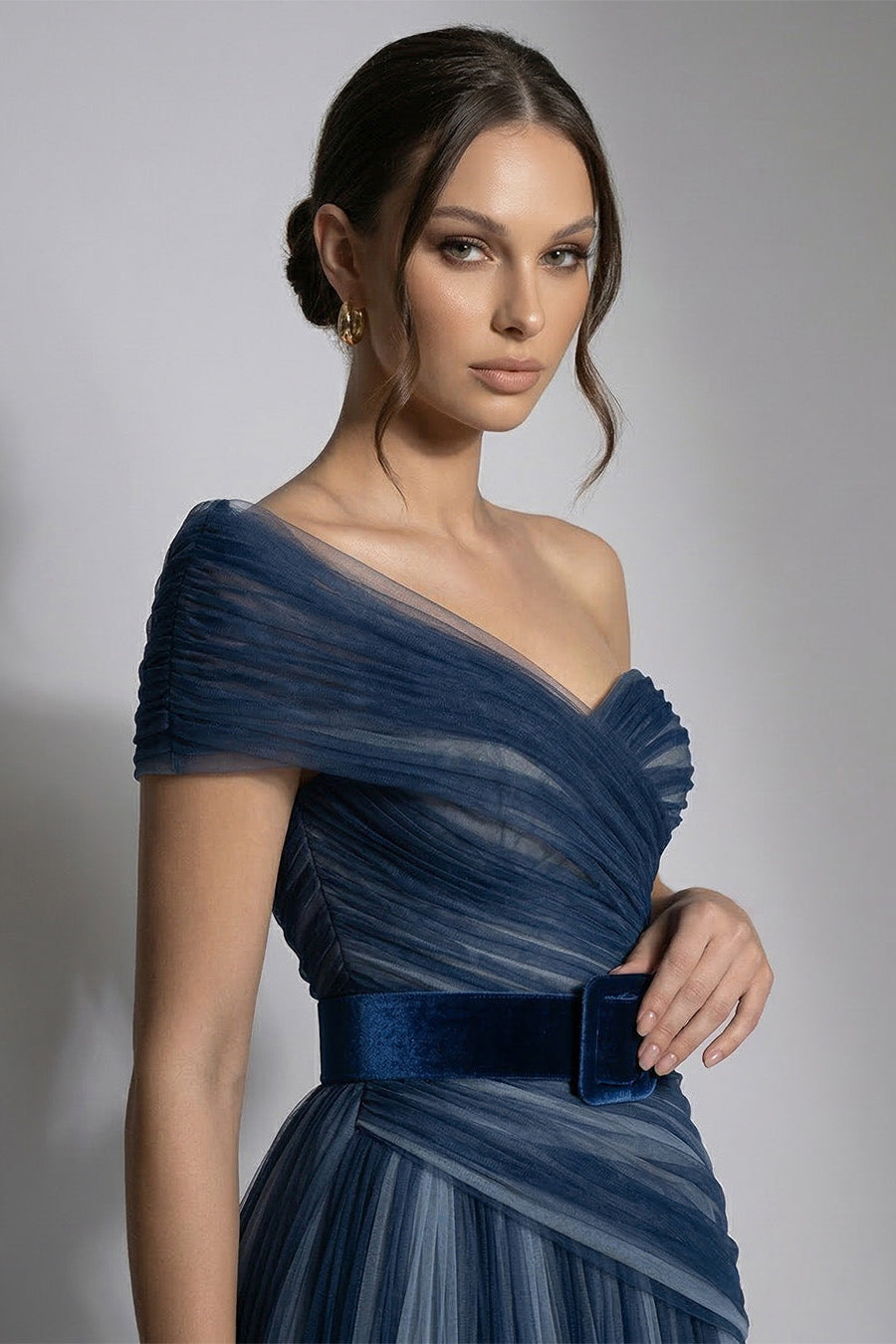 Fouad Sarkis F03008 Gradient Tulle Gown