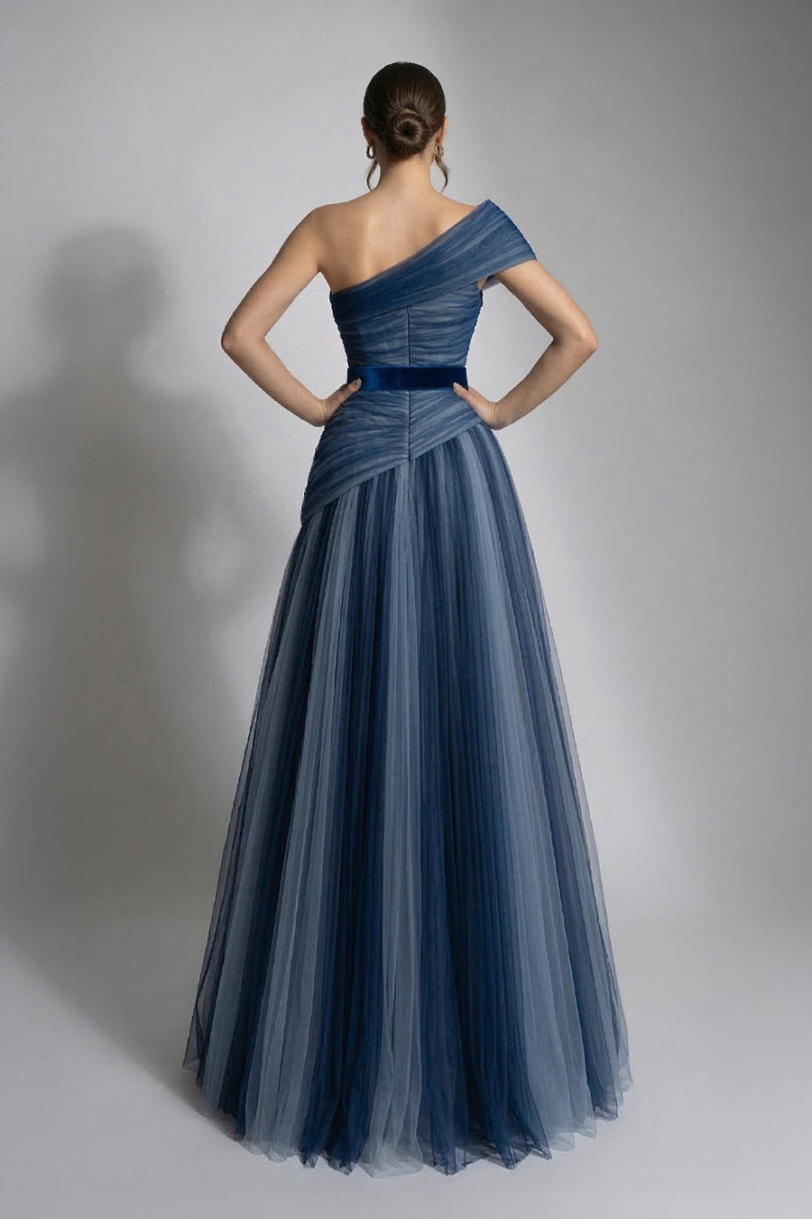 Fouad Sarkis F03008 Gradient Tulle Gown