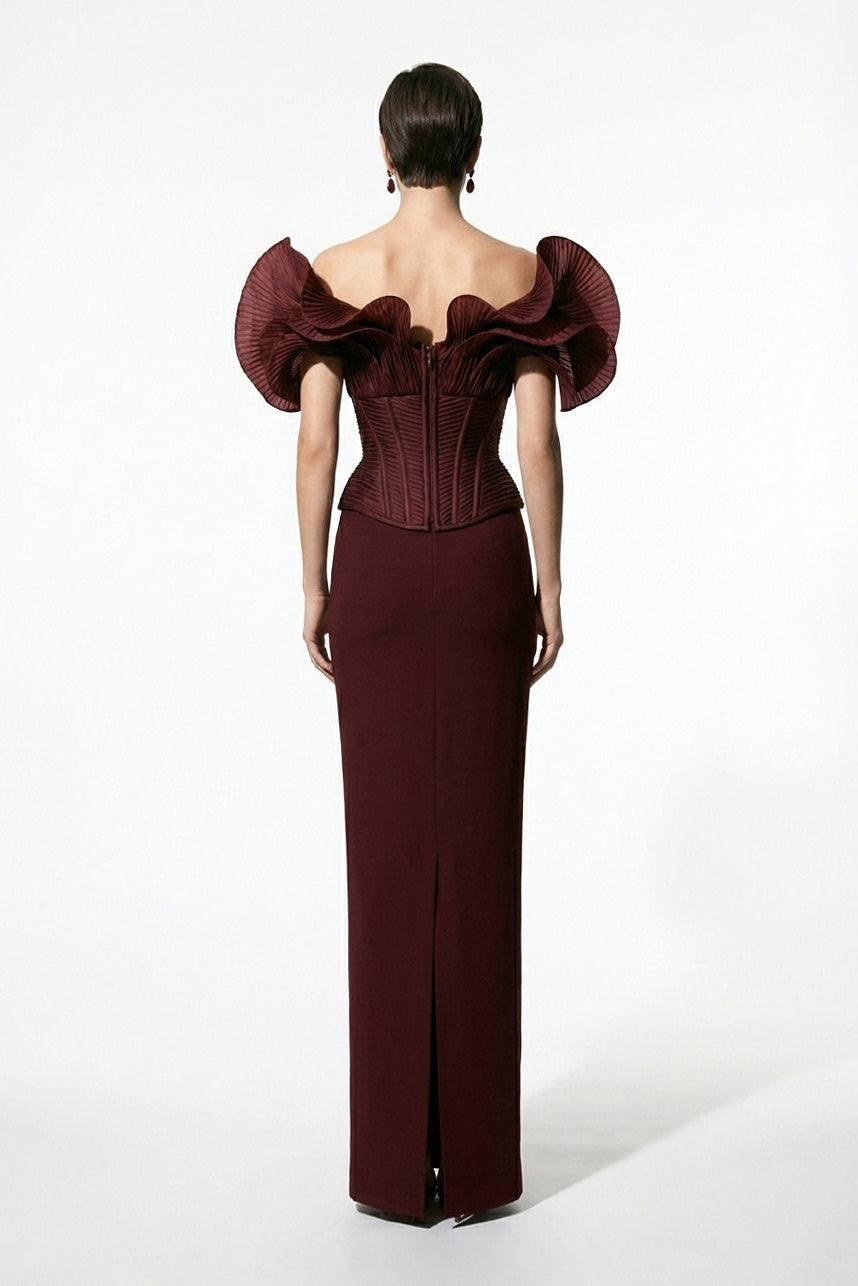 Fouad Sarkis F03032 Couture Evening Gown