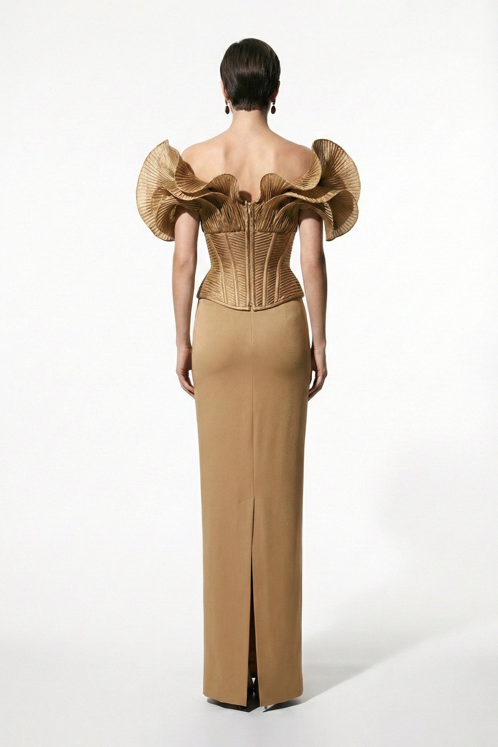 Fouad Sarkis F03032 Couture Evening Gown