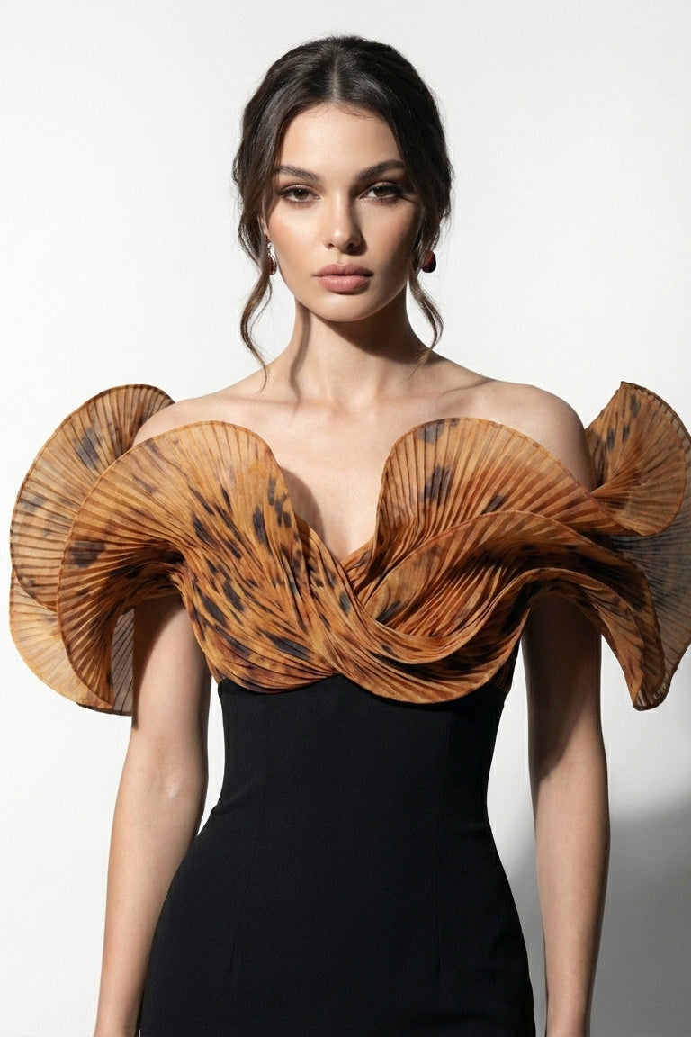 Fouad Sarkis F03033 Couture Evening Gown
