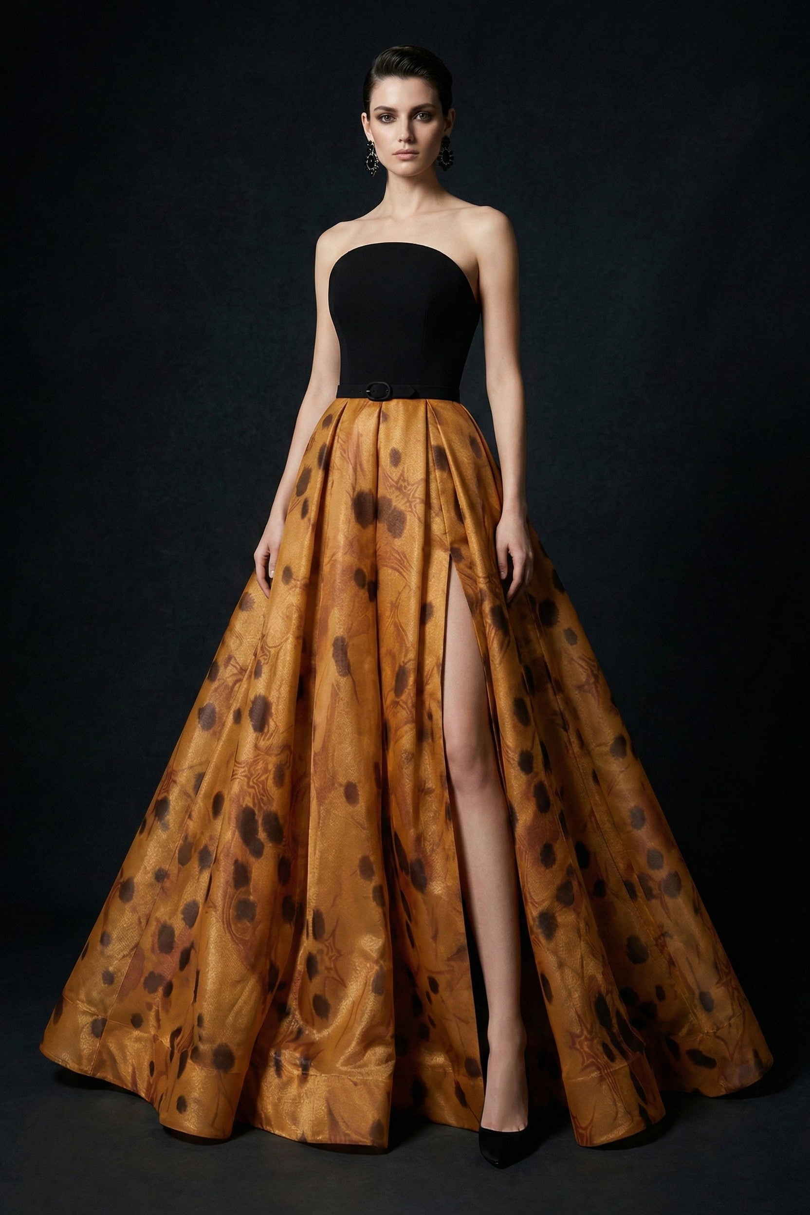 Fouad Sarkis F03034 Couture Evening Gown