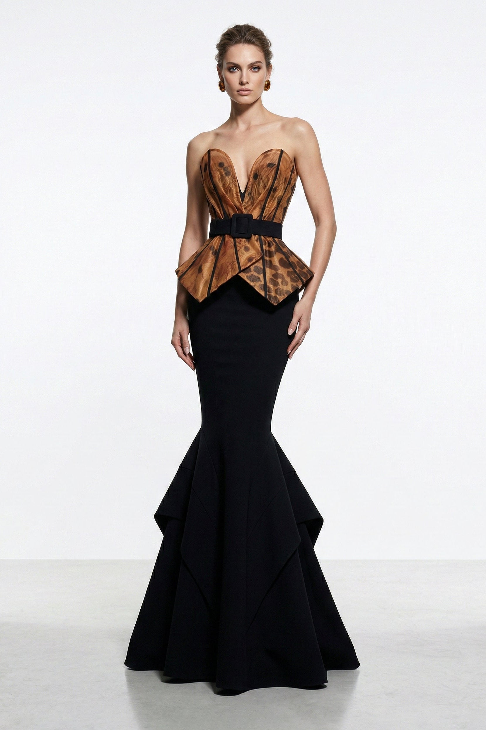 Fouad Sarkis F03035 Couture Evening Gown