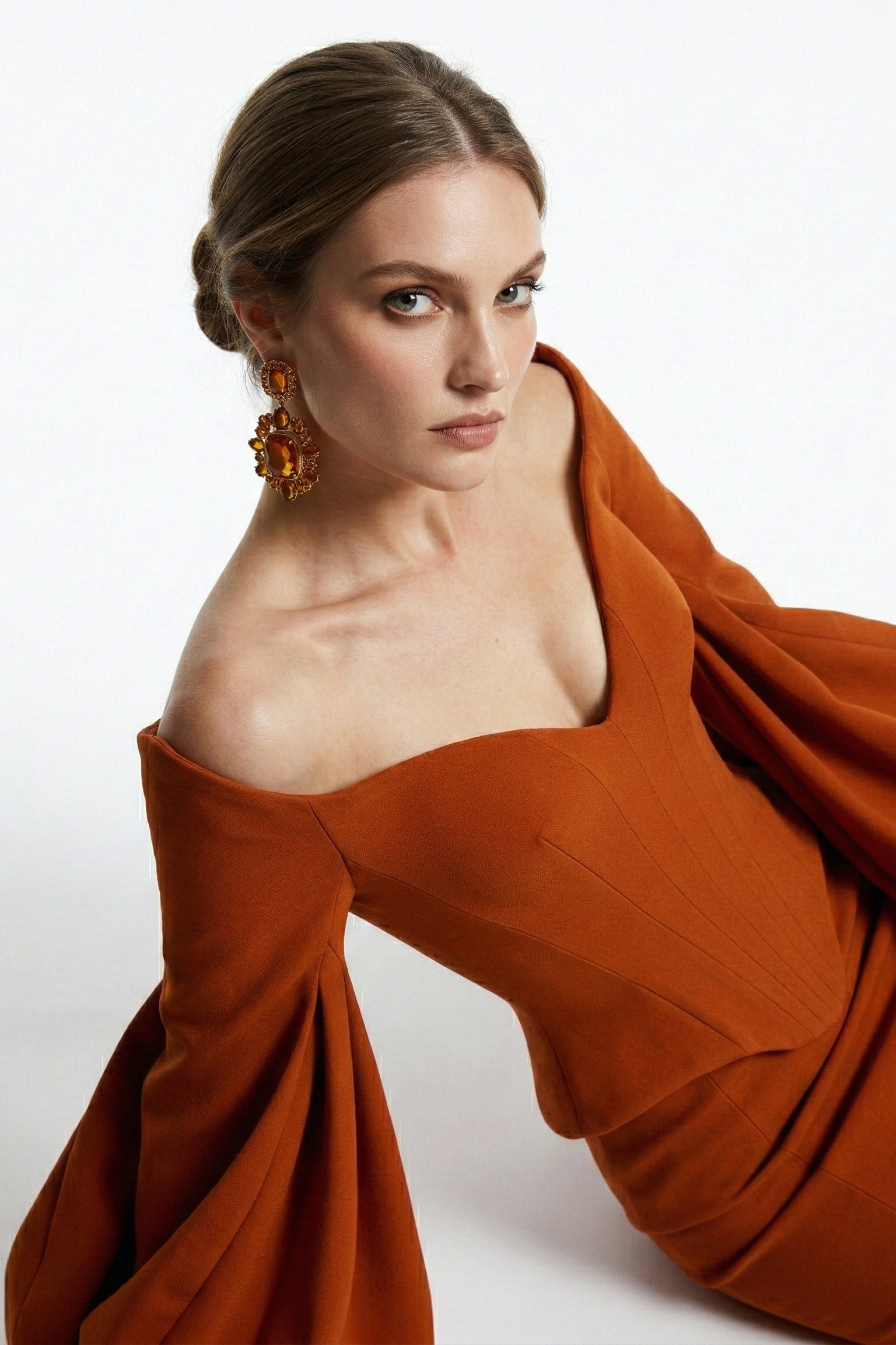 Fouad Sarkis F03036 Couture Evening Gown
