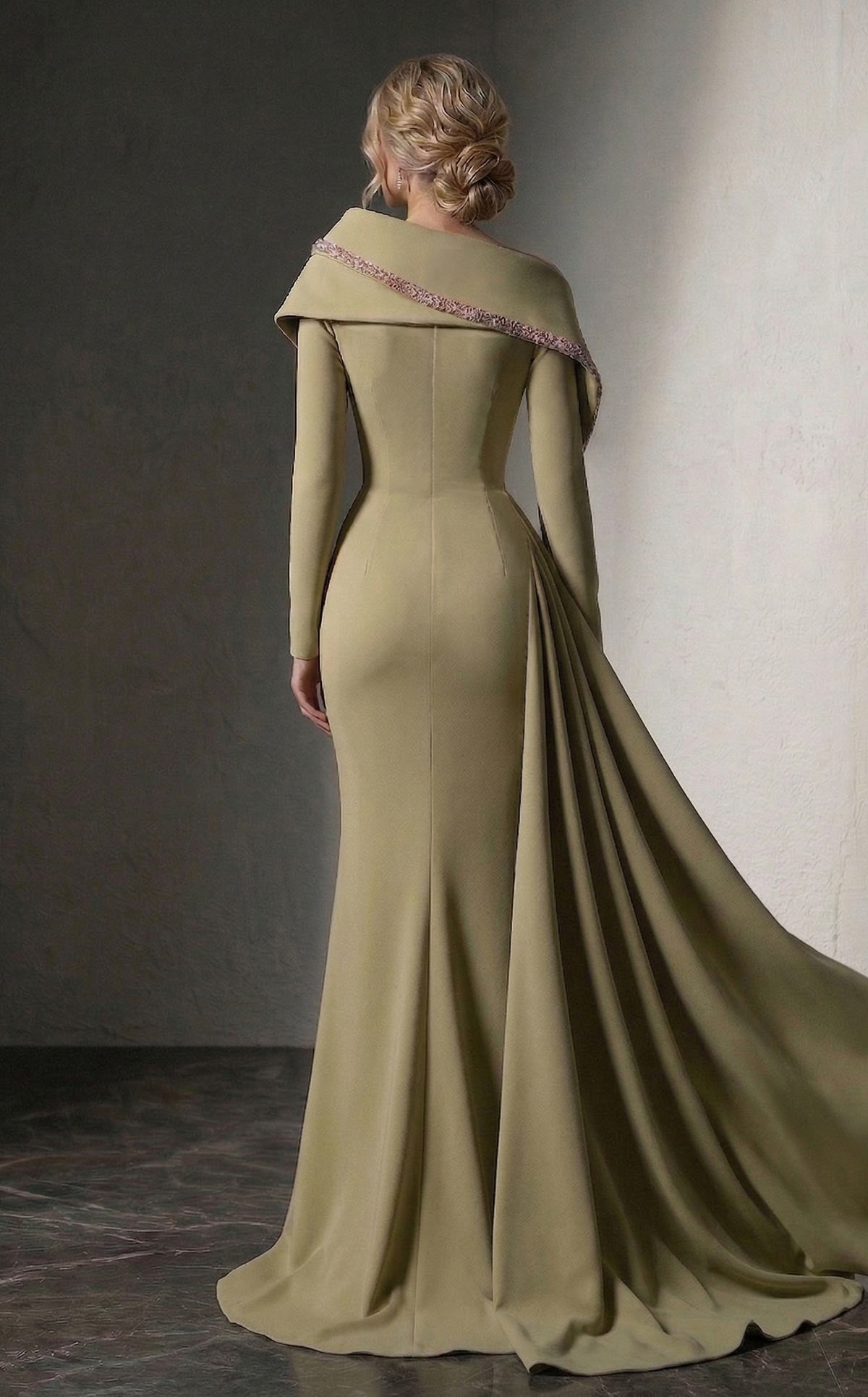 Fouad Sarkis F03038 Couture Evening Gown