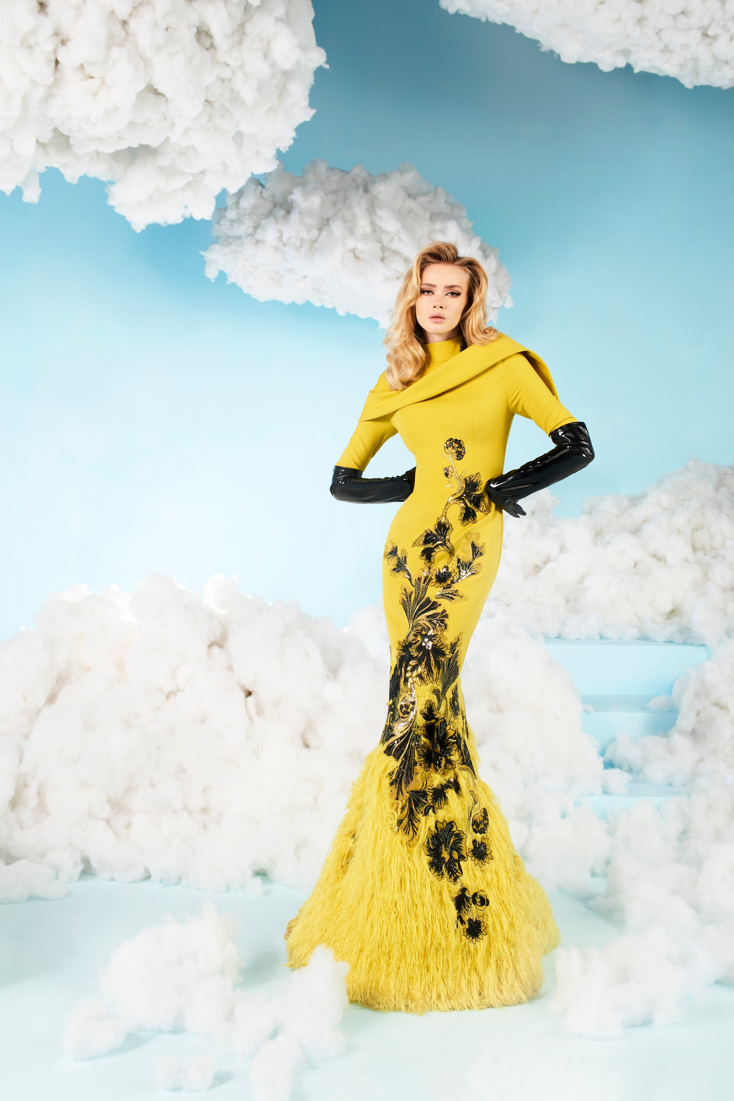 Fouad Sarkis F2633 Couture Evening Gown