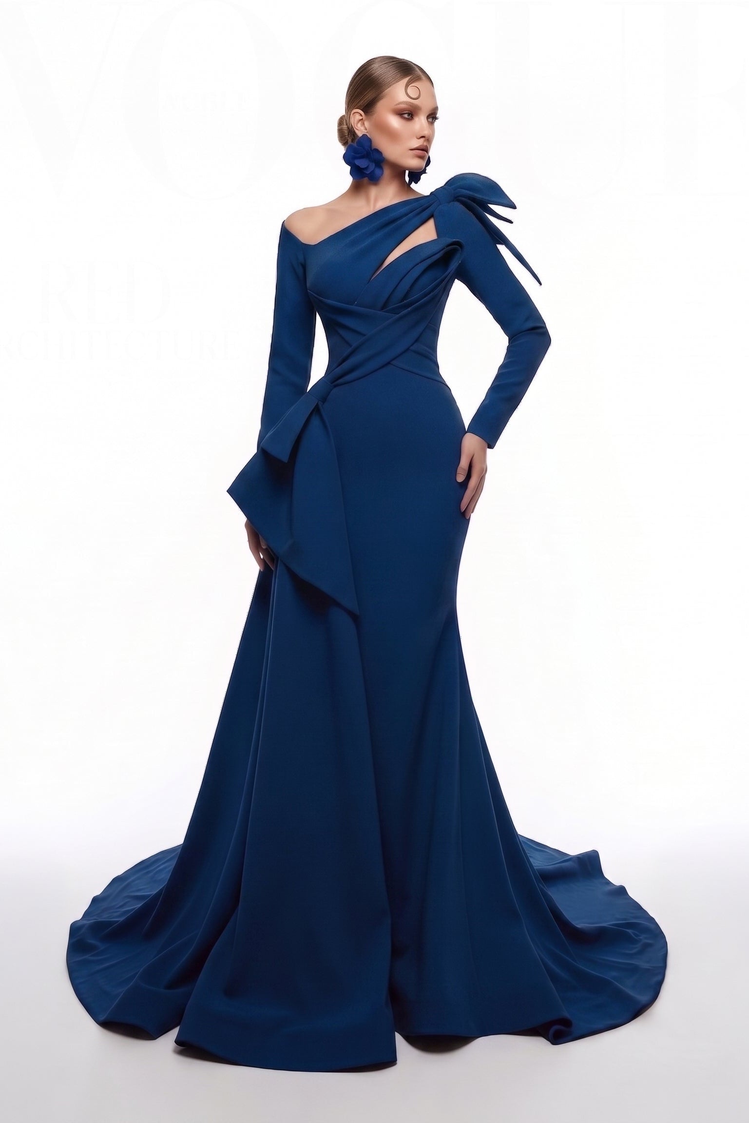 Fouad Sarkis F3001 Couture Evening Gown