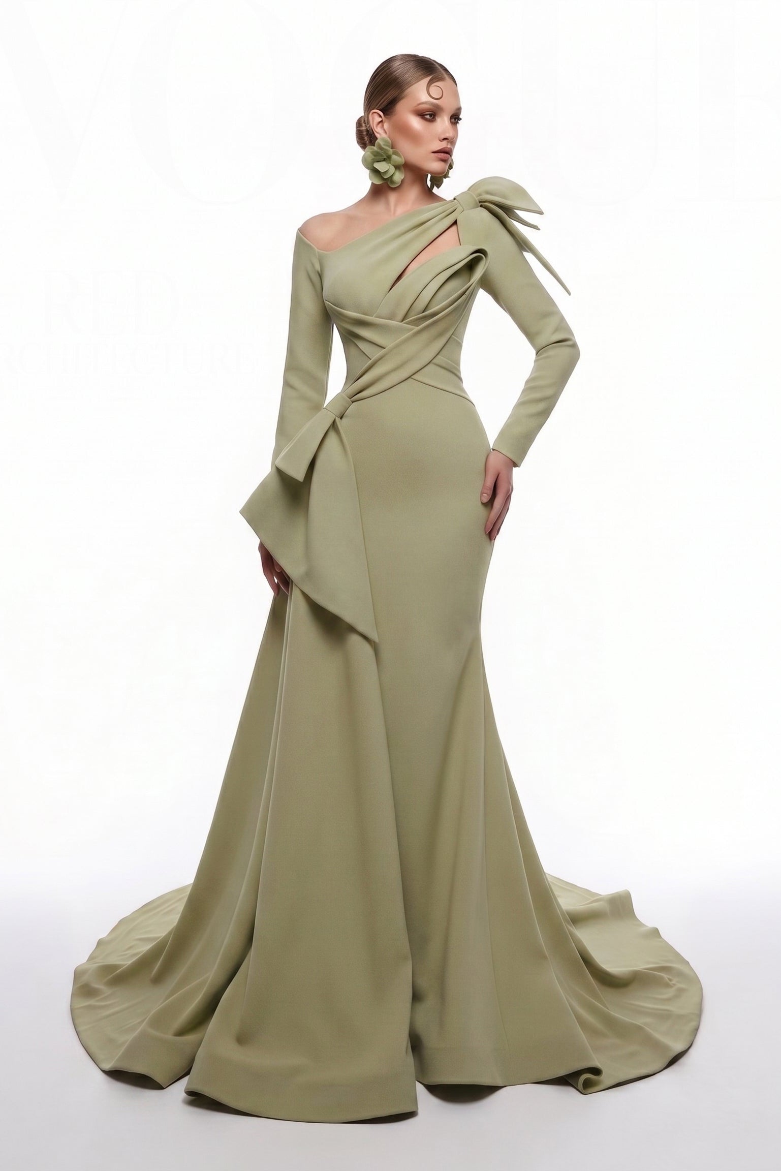 Fouad Sarkis F3001 Couture Evening Gown