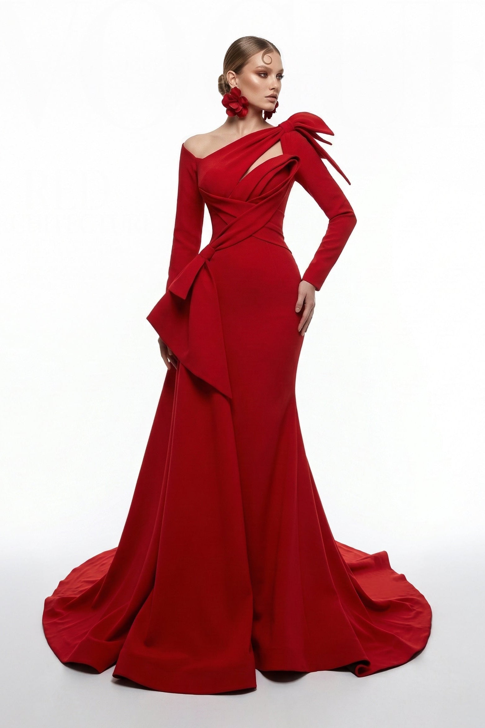 Fouad Sarkis F3001 Couture Evening Gown